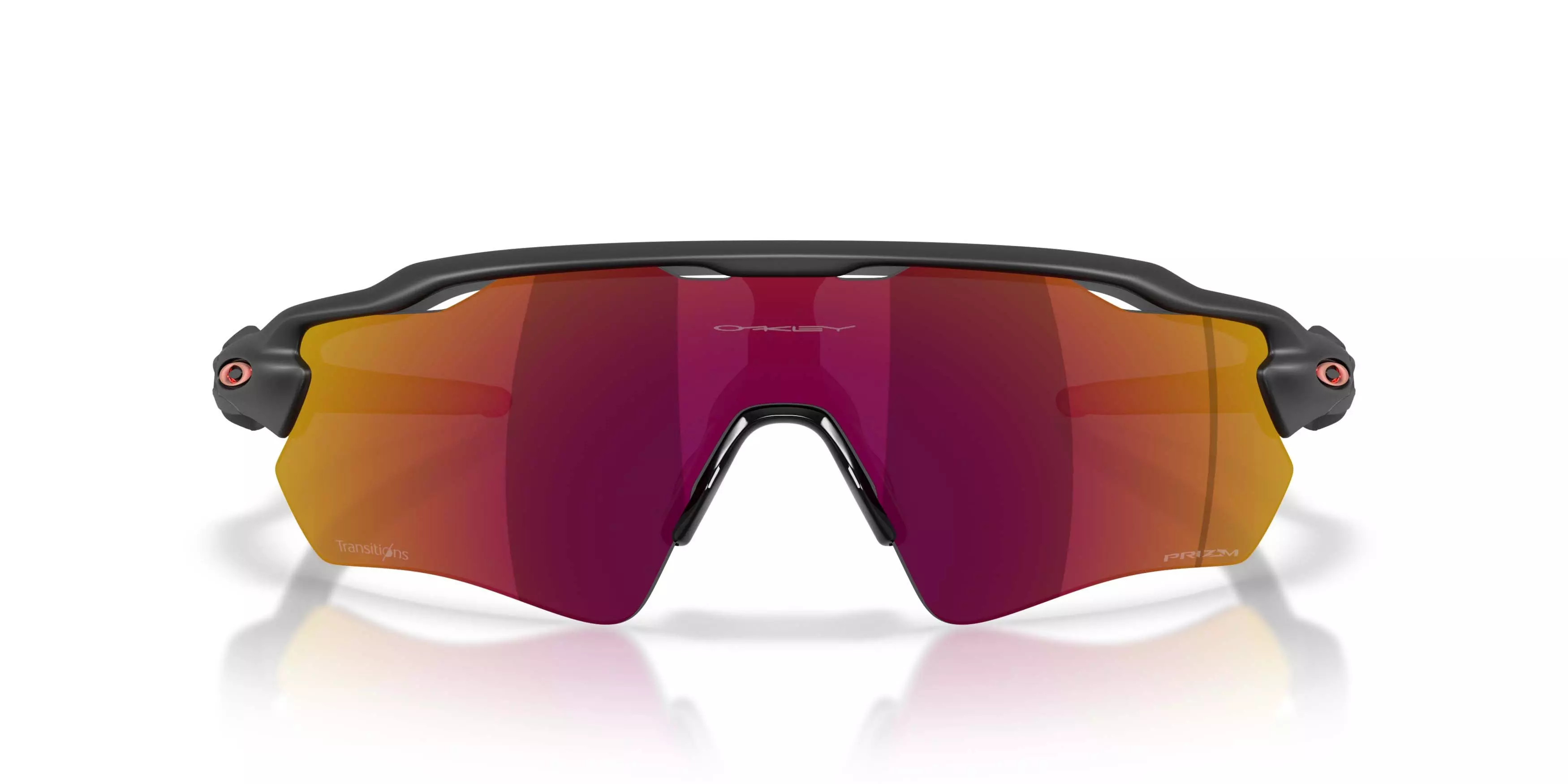 Oakley Radar EV Path Prizm Ember Transitions Sunglasses - Matte Black - BLACK