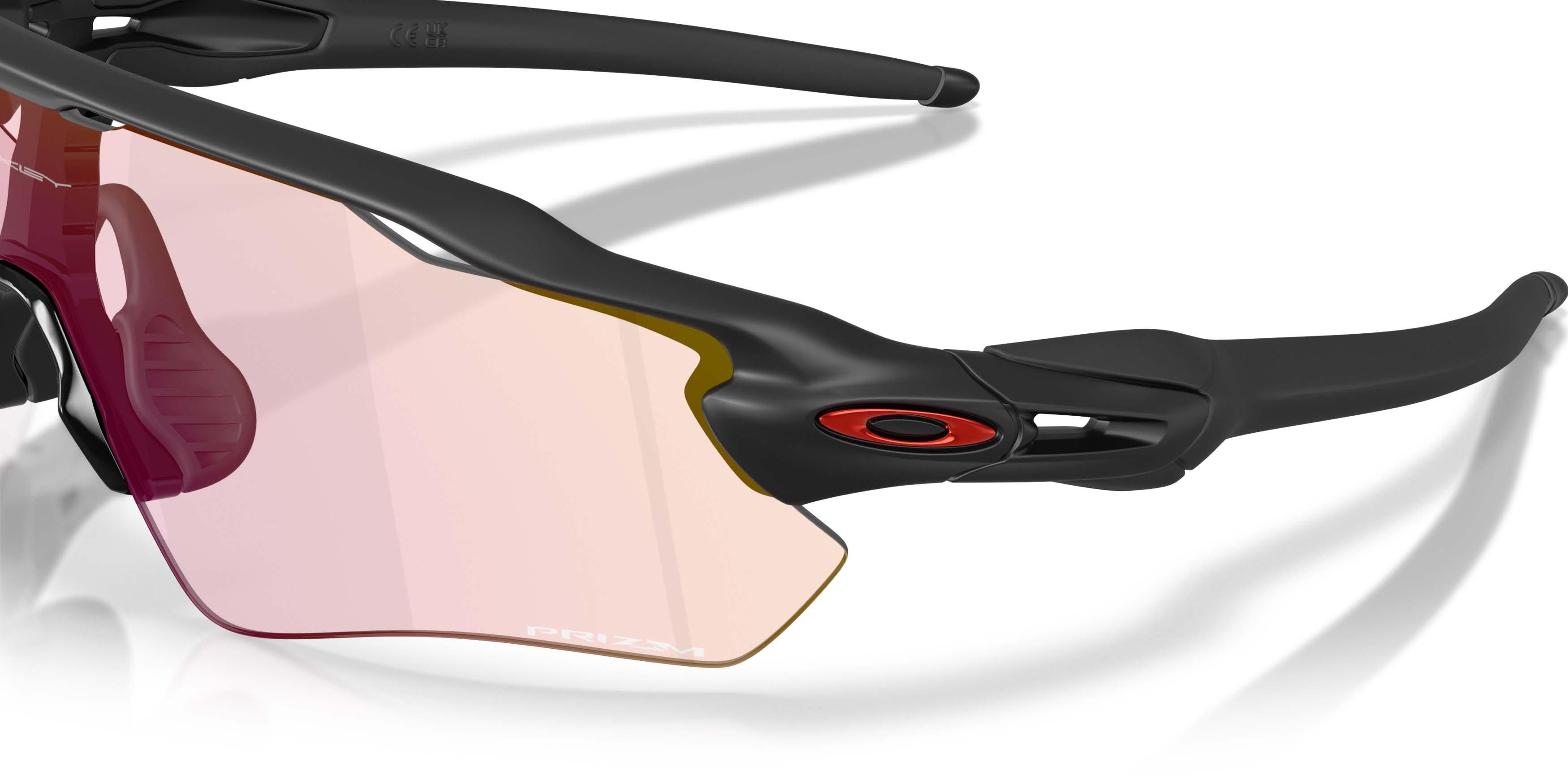 Oakley Radar EV Path Prizm Ember Transitions Sunglasses - Matte Black - BLACK