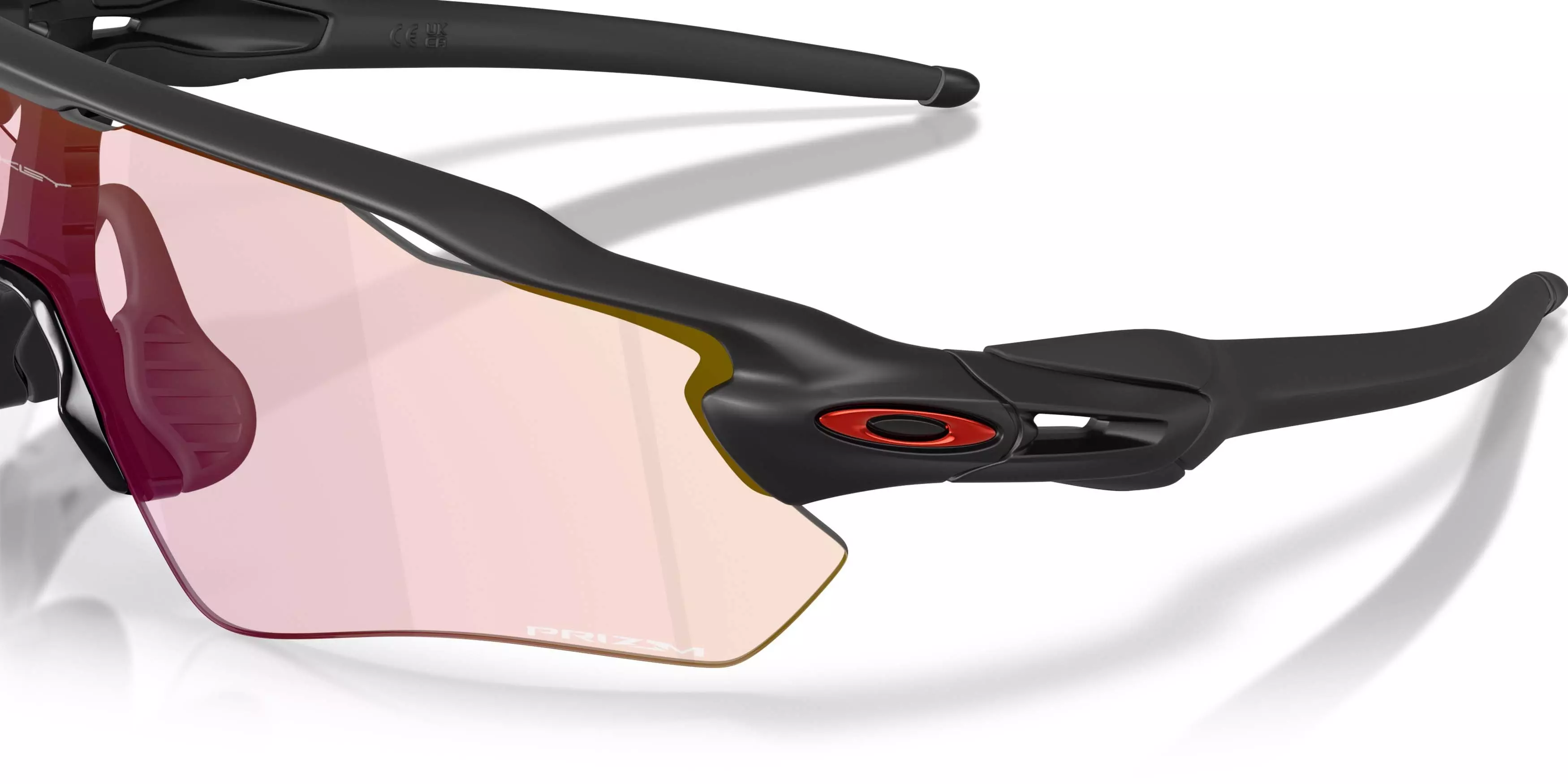 Oakley Radar EV Path Prizm Ember Transitions Sunglasses - Matte Black - BLACK