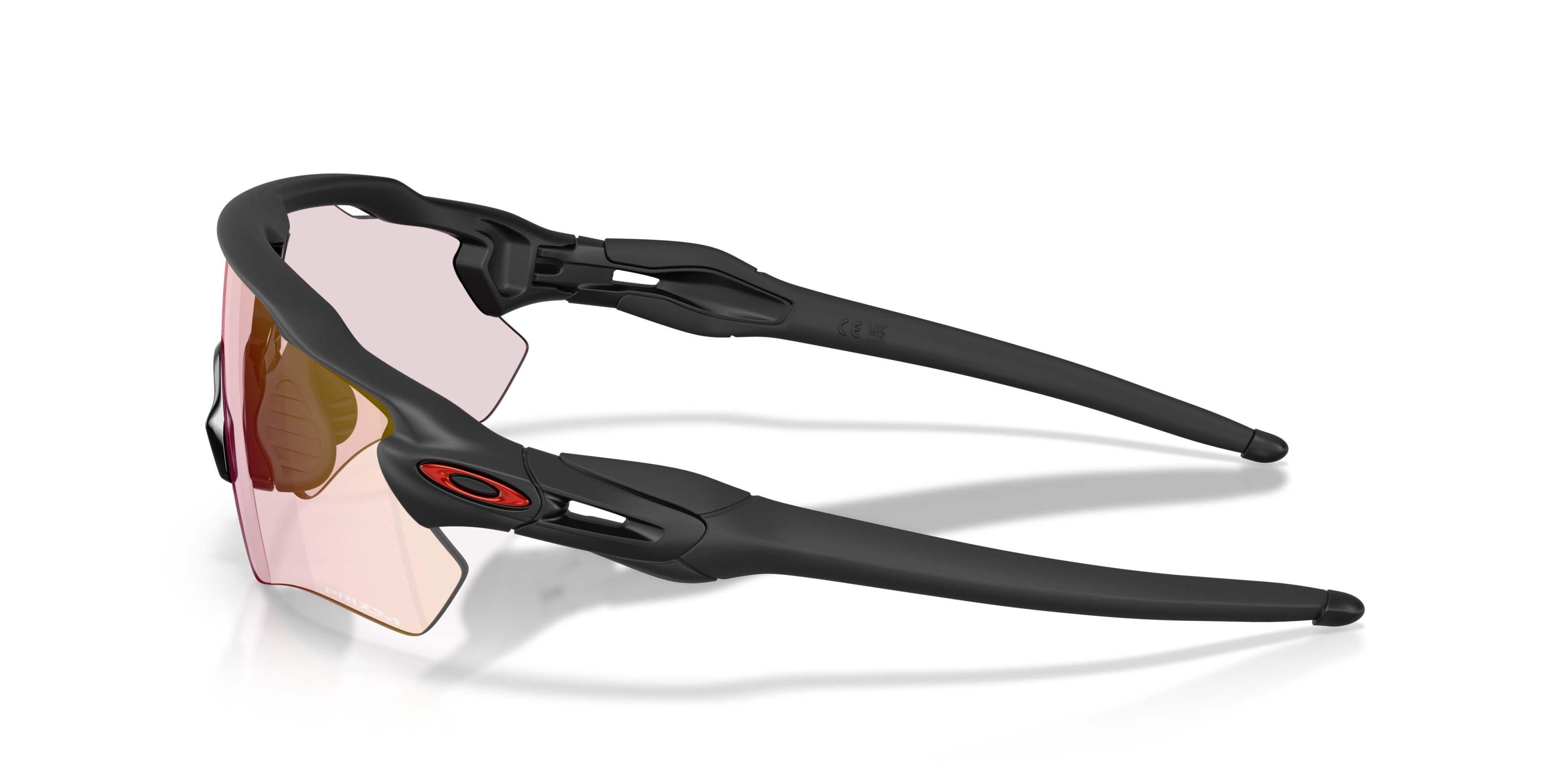 Oakley Radar EV Path Prizm Ember Transitions Sunglasses - Matte Black - BLACK