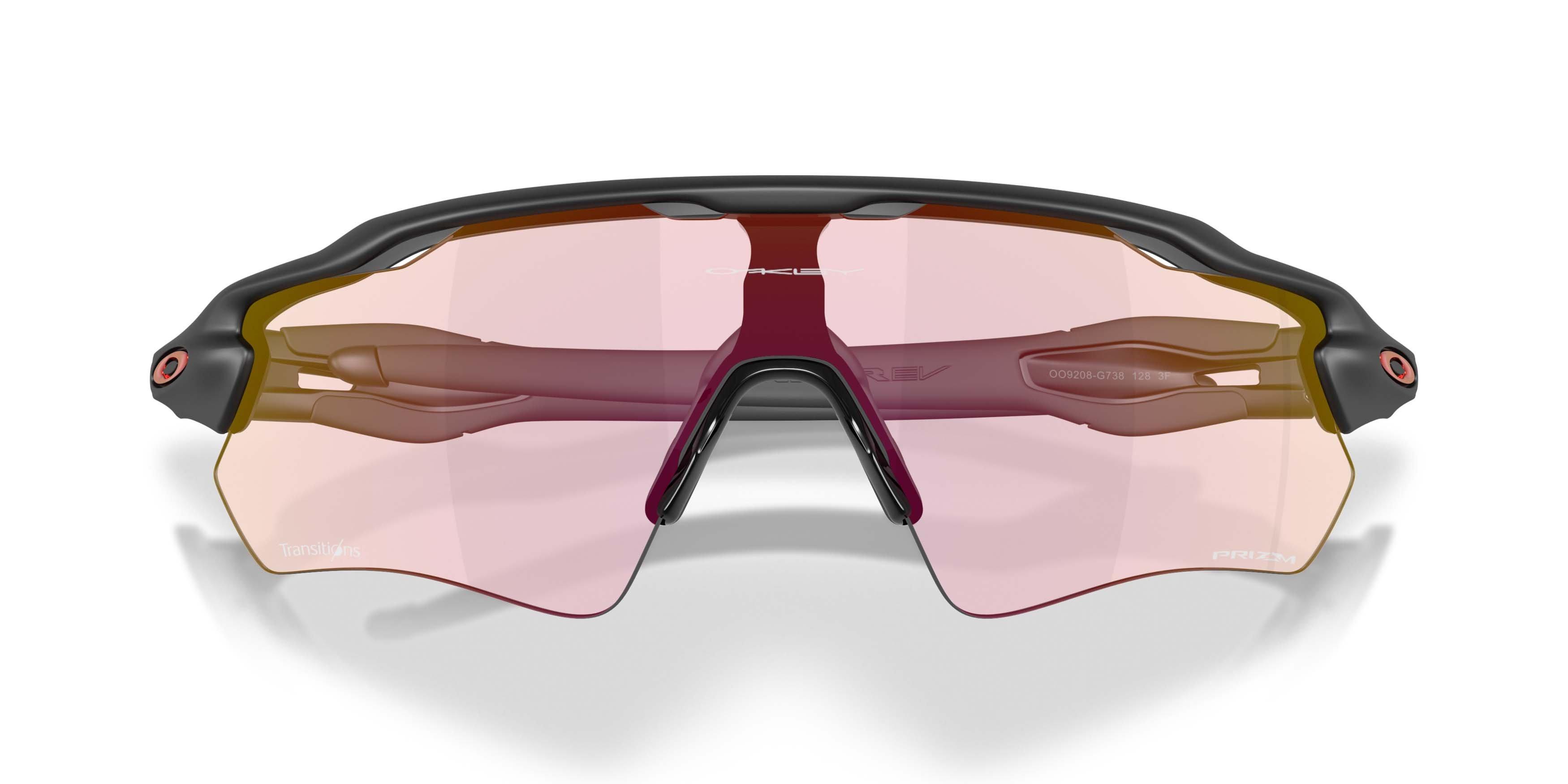 Oakley Radar EV Path Prizm Ember Transitions Sunglasses - Matte Black - BLACK