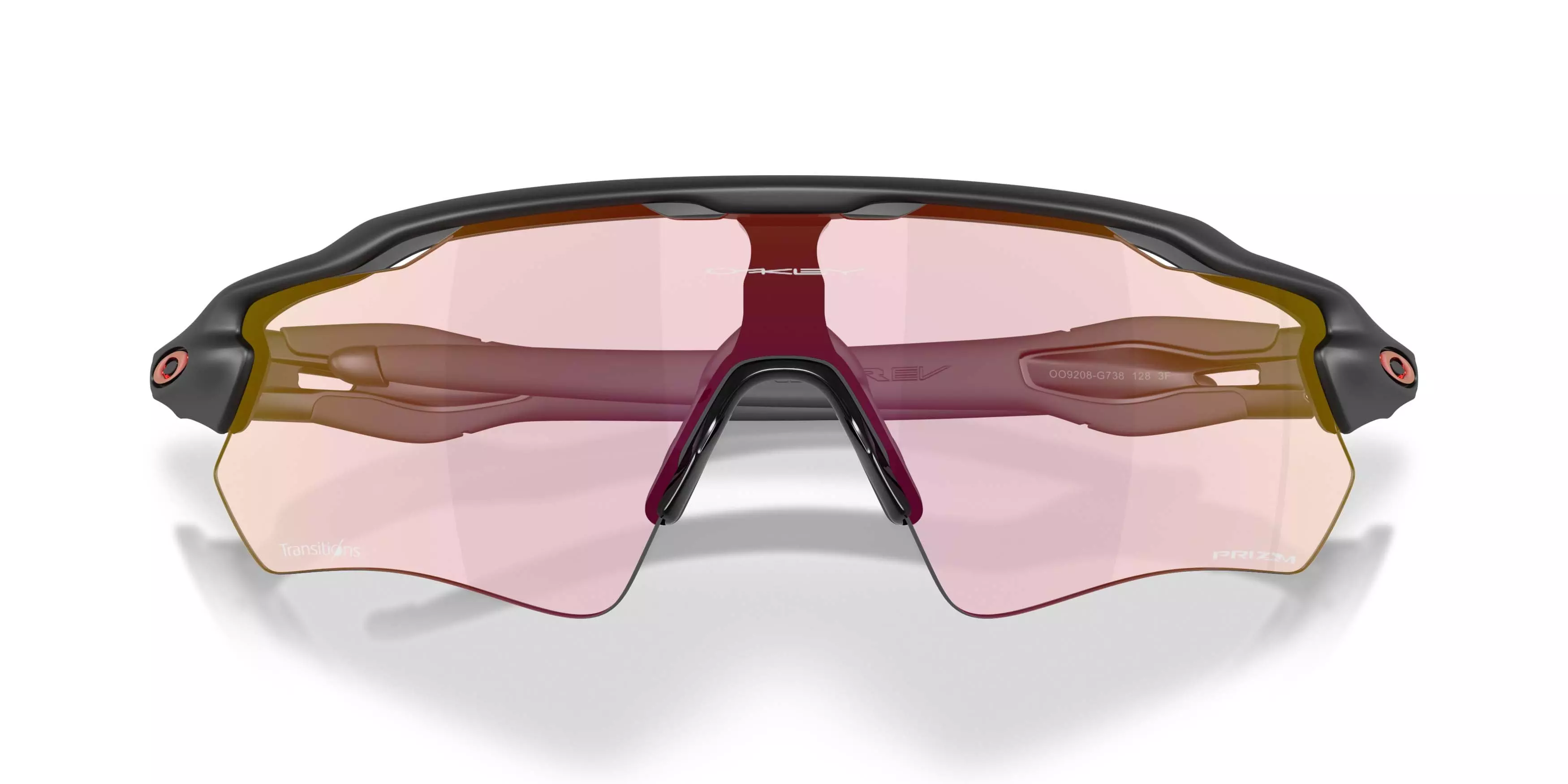 Oakley Radar EV Path Prizm Ember Transitions Sunglasses - Matte Black - BLACK