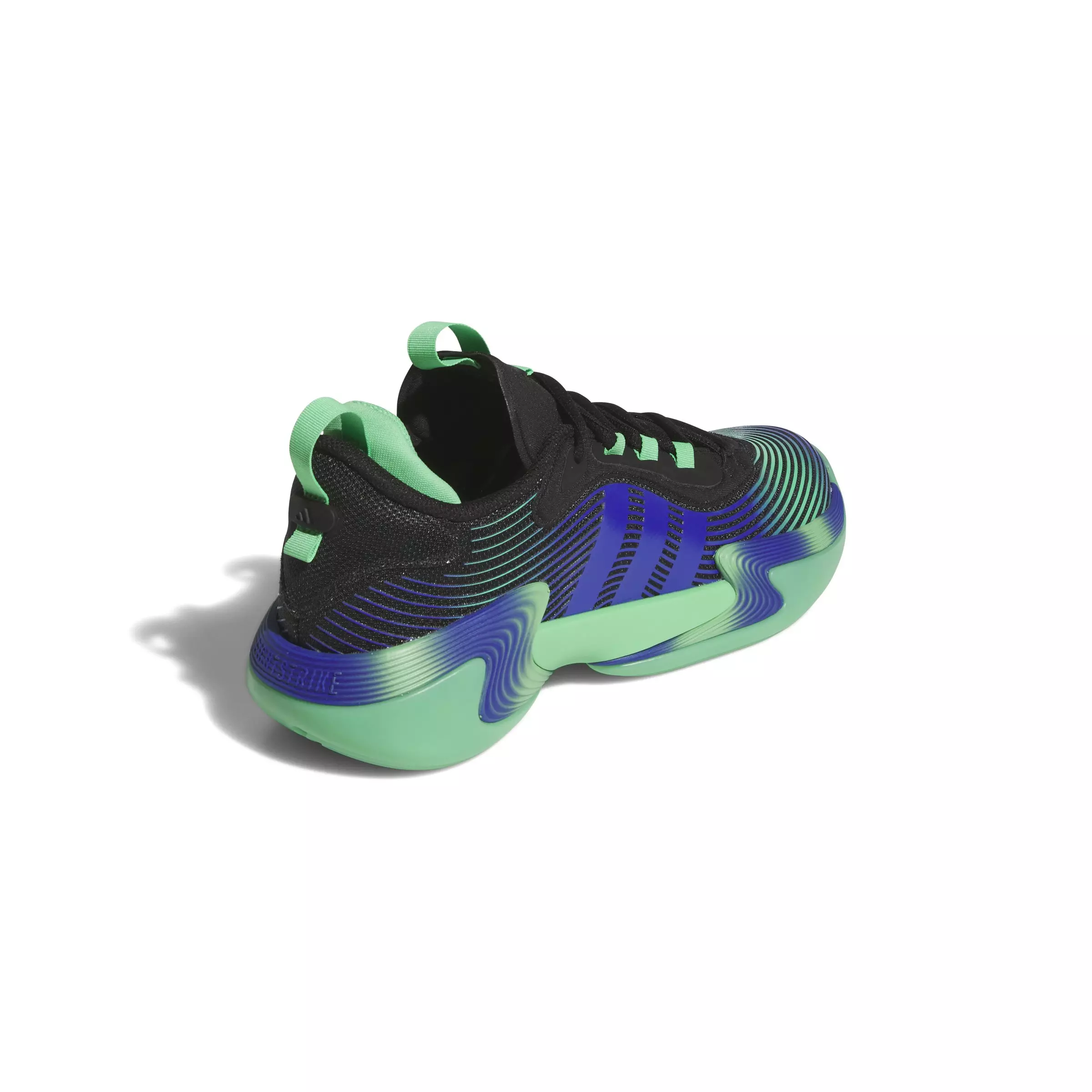 adidas Exhibit Select 2.0 Pro "Core Black/Semi Screaming Green/Lucid Blue" Women's Basketball Shoe - BLACK/GREEN/BLUE