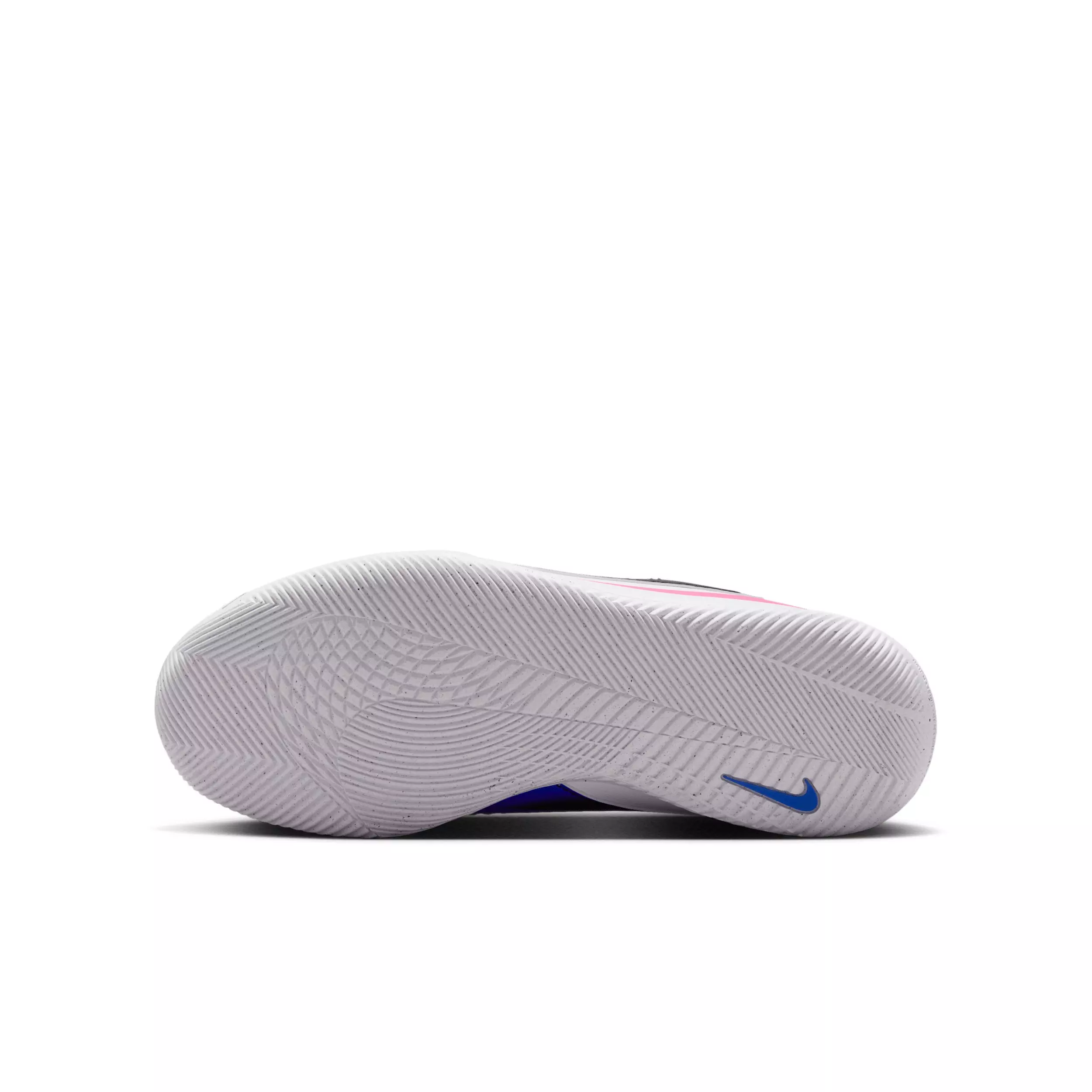 Nike Jr. Phantom 6 Low Club IC "Racer Blue/White/Pink Blast" Grade School Kids' Soccer Shoe - BLUE/WHITE/PINK