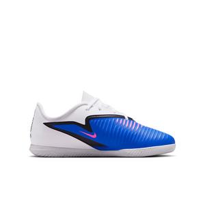 Nike Jr. Phantom 6 Low Club IC "Racer Blue/White/Pink Blast" Grade School Kids' Soccer Shoe