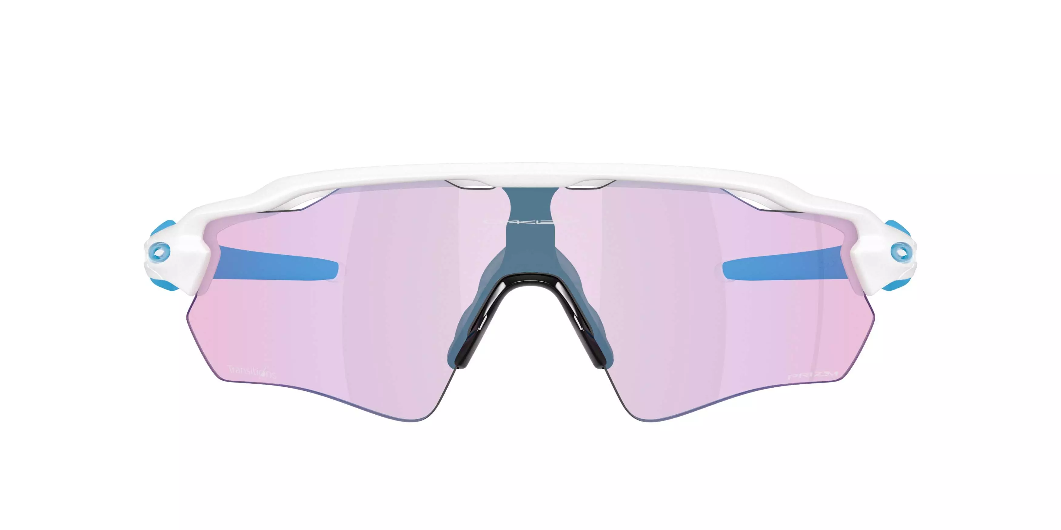 Oakley Radar EV Path Prizm Cobalt Transitions Sunglasses - Matte White - WHITE/BLUE