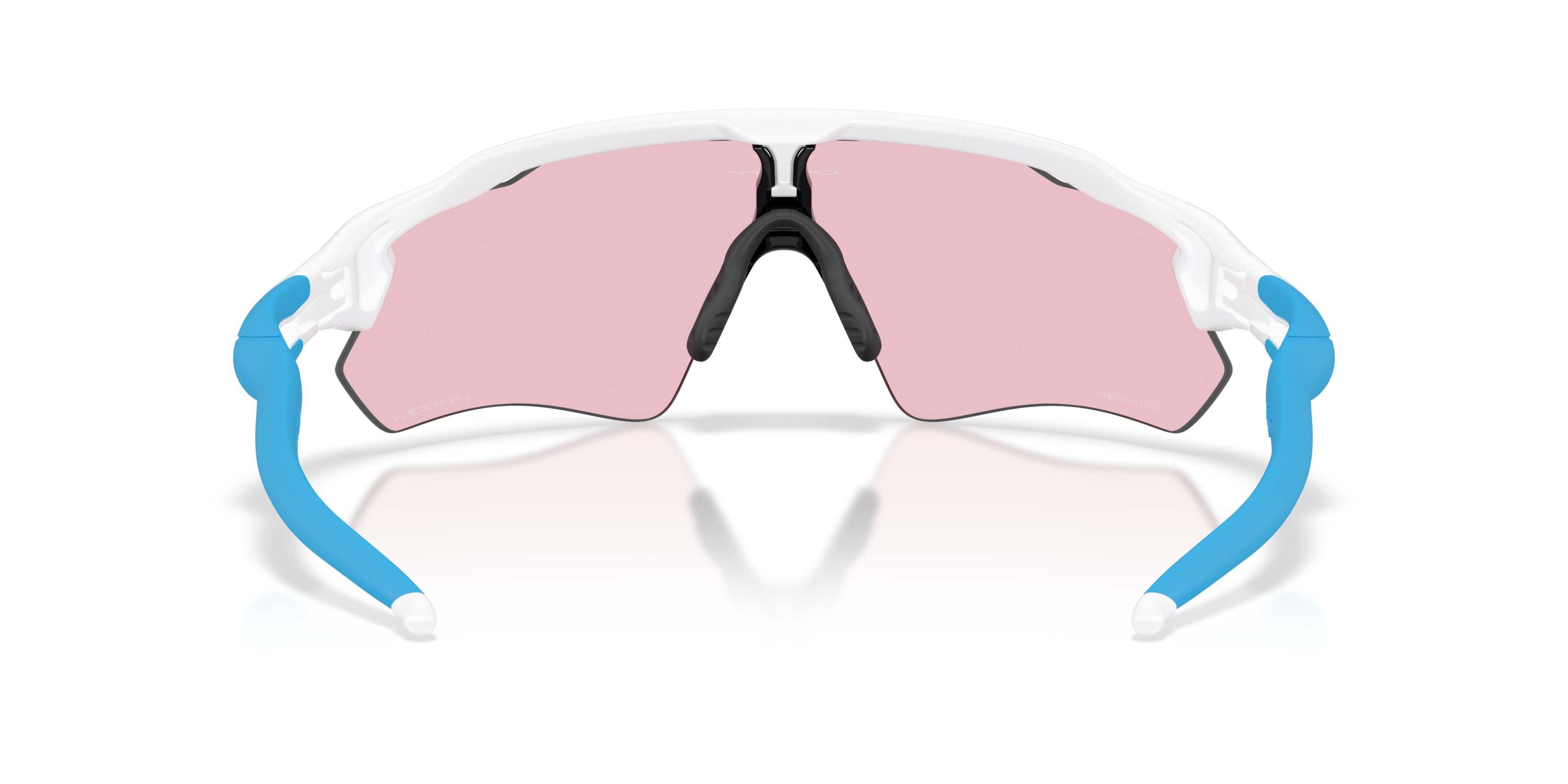 Oakley Radar EV Path Prizm Cobalt Transitions Sunglasses - Matte White - WHITE/BLUE