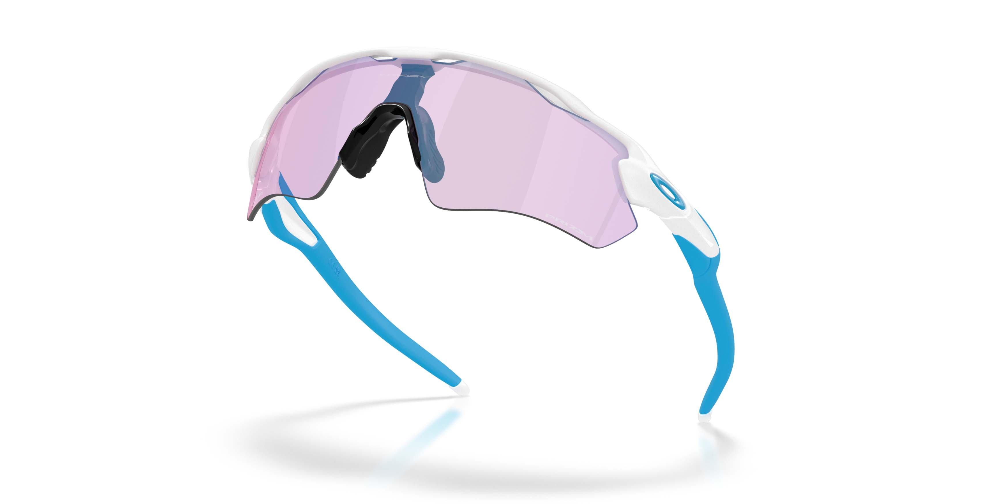 Oakley Radar EV Path Prizm Cobalt Transitions Sunglasses - Matte White - WHITE/BLUE