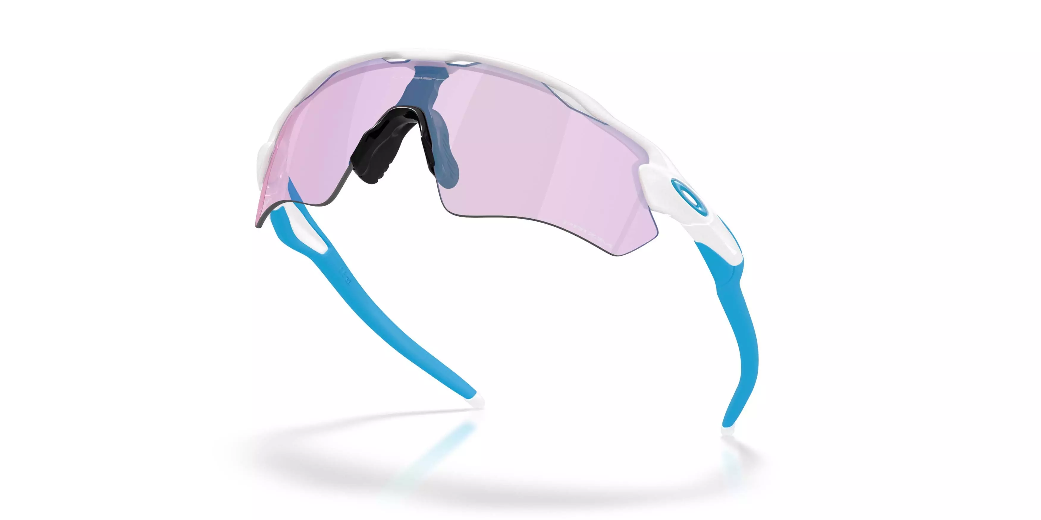 Oakley Radar EV Path Prizm Cobalt Transitions Sunglasses - Matte White - WHITE/BLUE