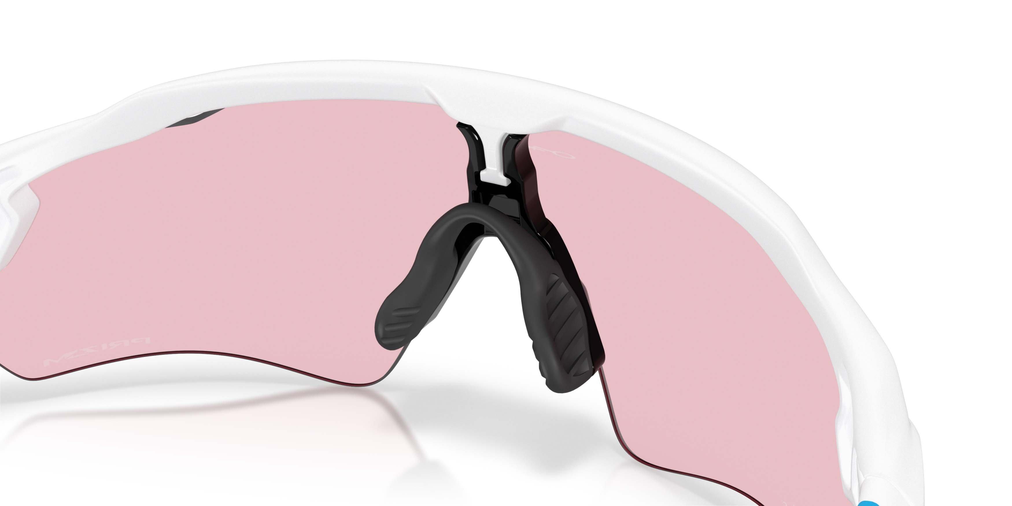 Oakley Radar EV Path Prizm Cobalt Transitions Sunglasses - Matte White - WHITE/BLUE