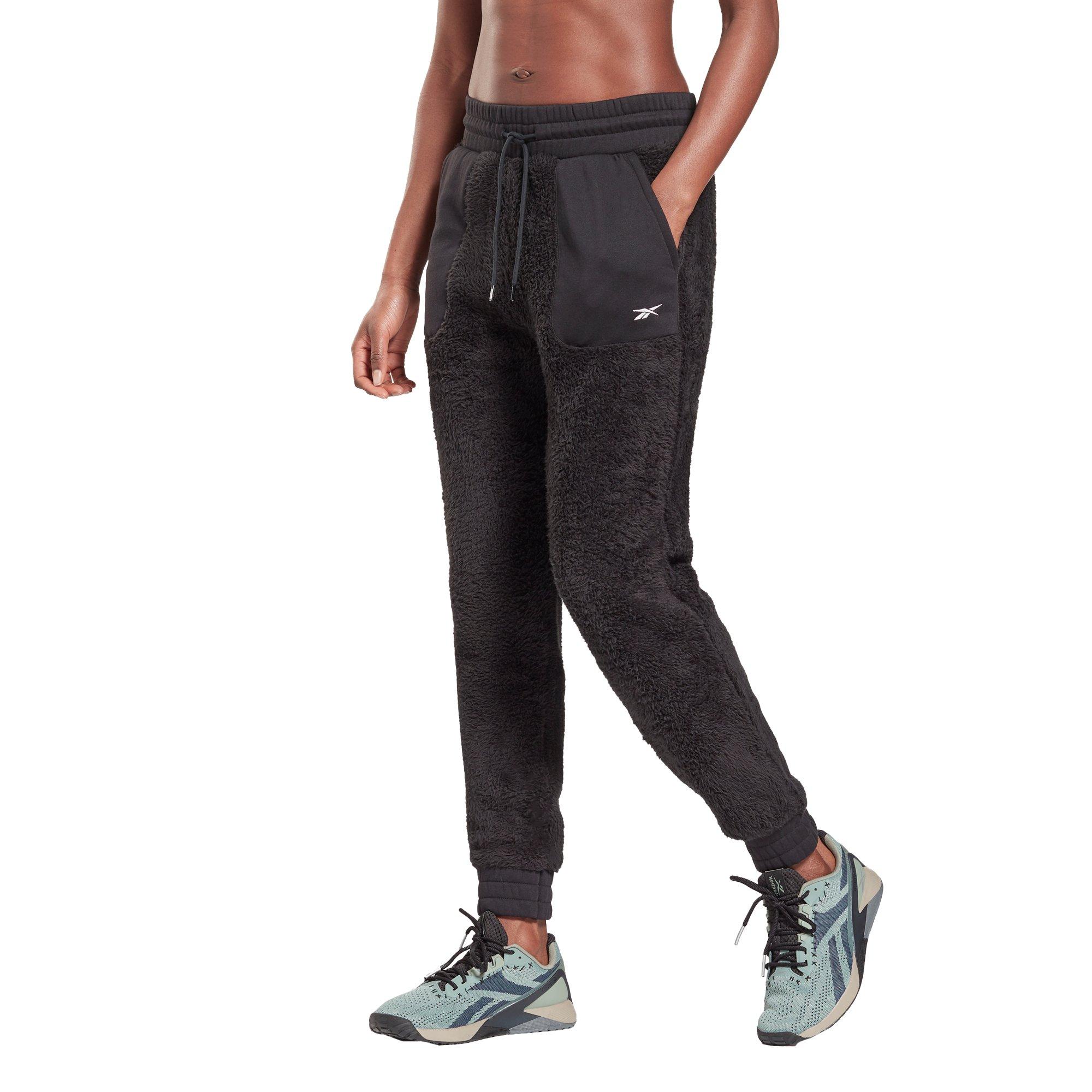 Reebok Women's MYT Cozy Black Joggers - Hibbett