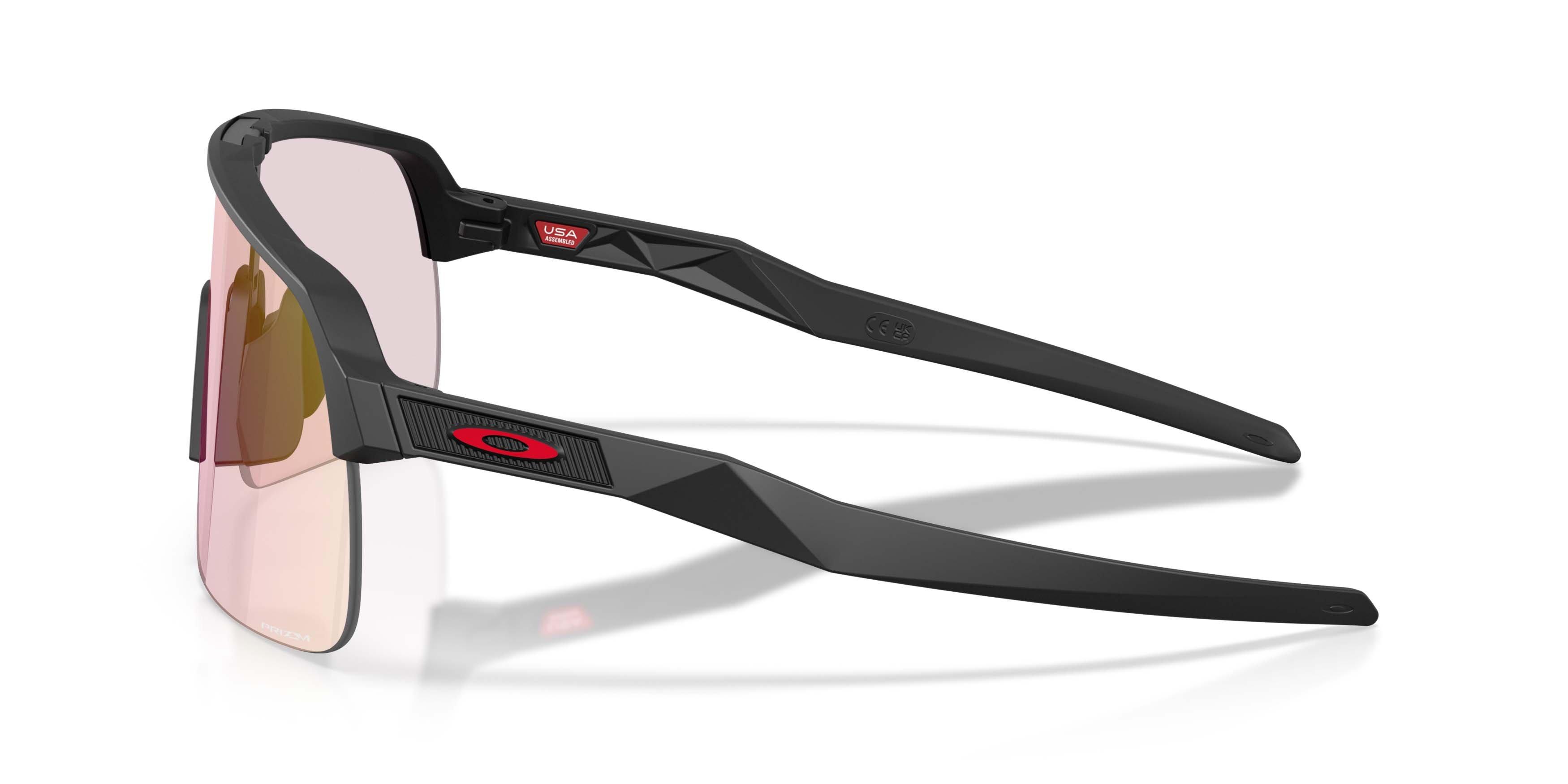 Oakley Sutro Lite Prizm Ember Transitions Sunglasses - Matte Black - BLACK
