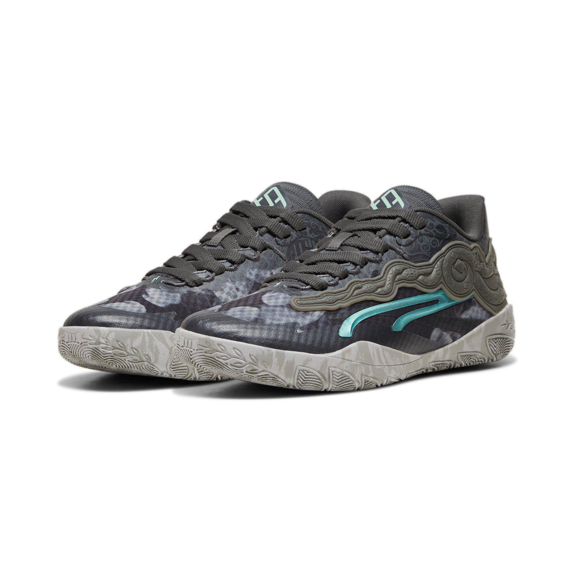 PUMA Stewie 3 "Shadow Grey/Smokey Grey" Women's Basketball Shoe - GREY/GREY Thumbnail View 3