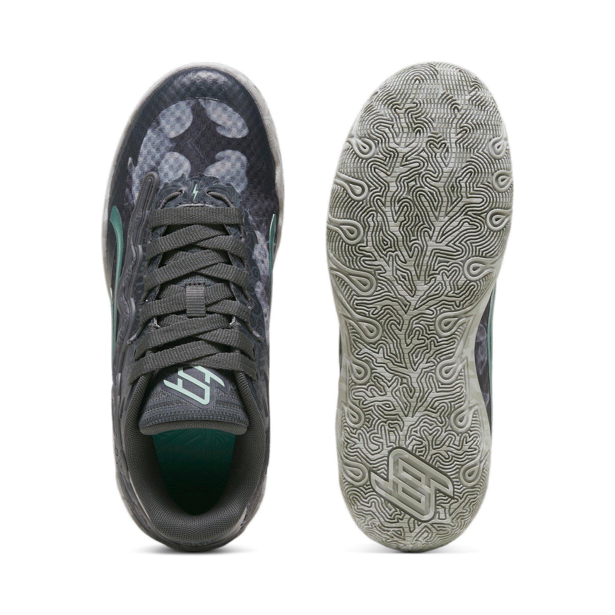 PUMA Stewie 3 "Shadow Grey/Smokey Grey" Women's Basketball Shoe - GREY/GREY Thumbnail View 4