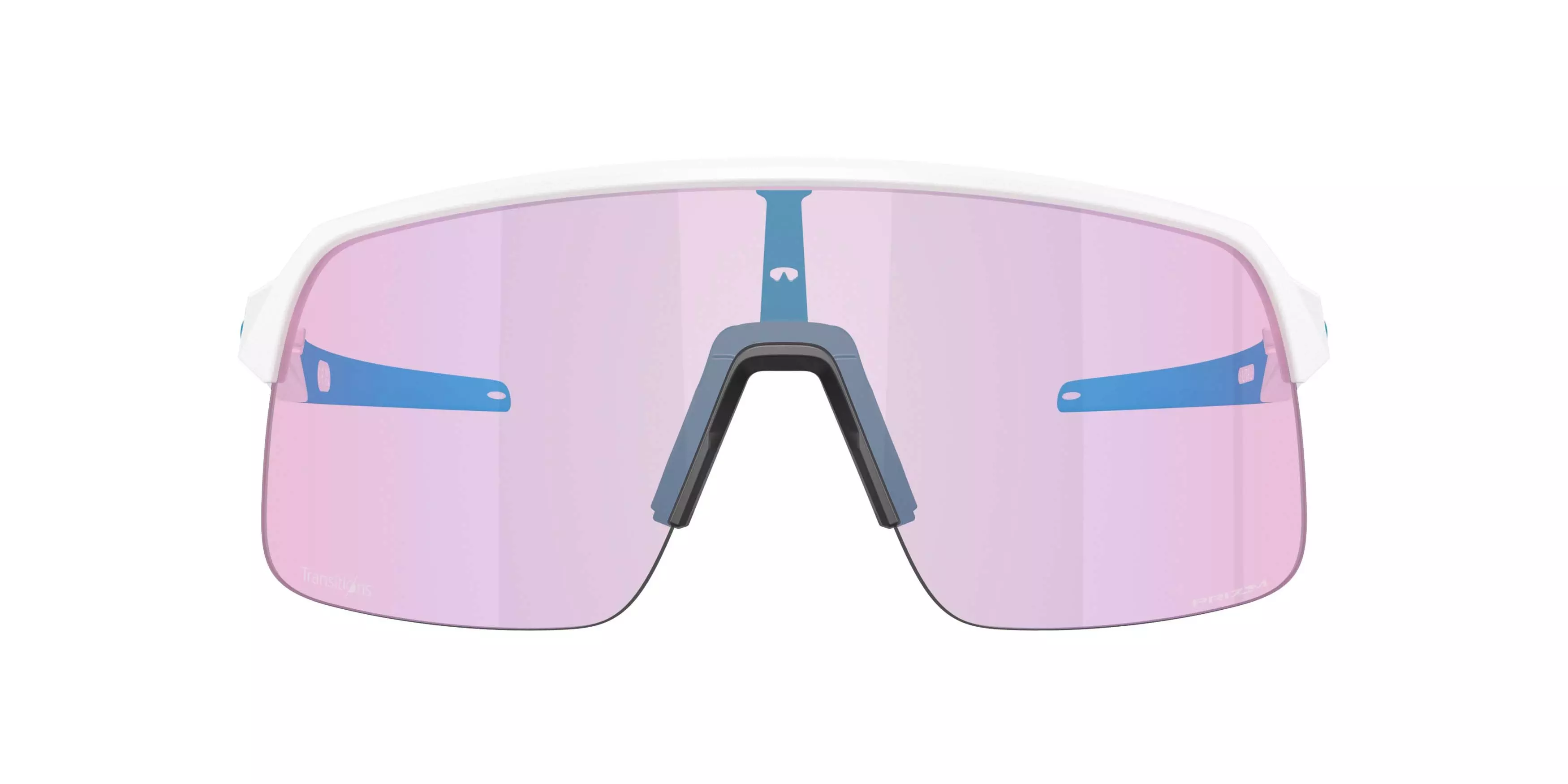 Oakley Sutro Lite Prizm Cobalt Transitions Sunglasses - Matte White - WHITE/BLUE