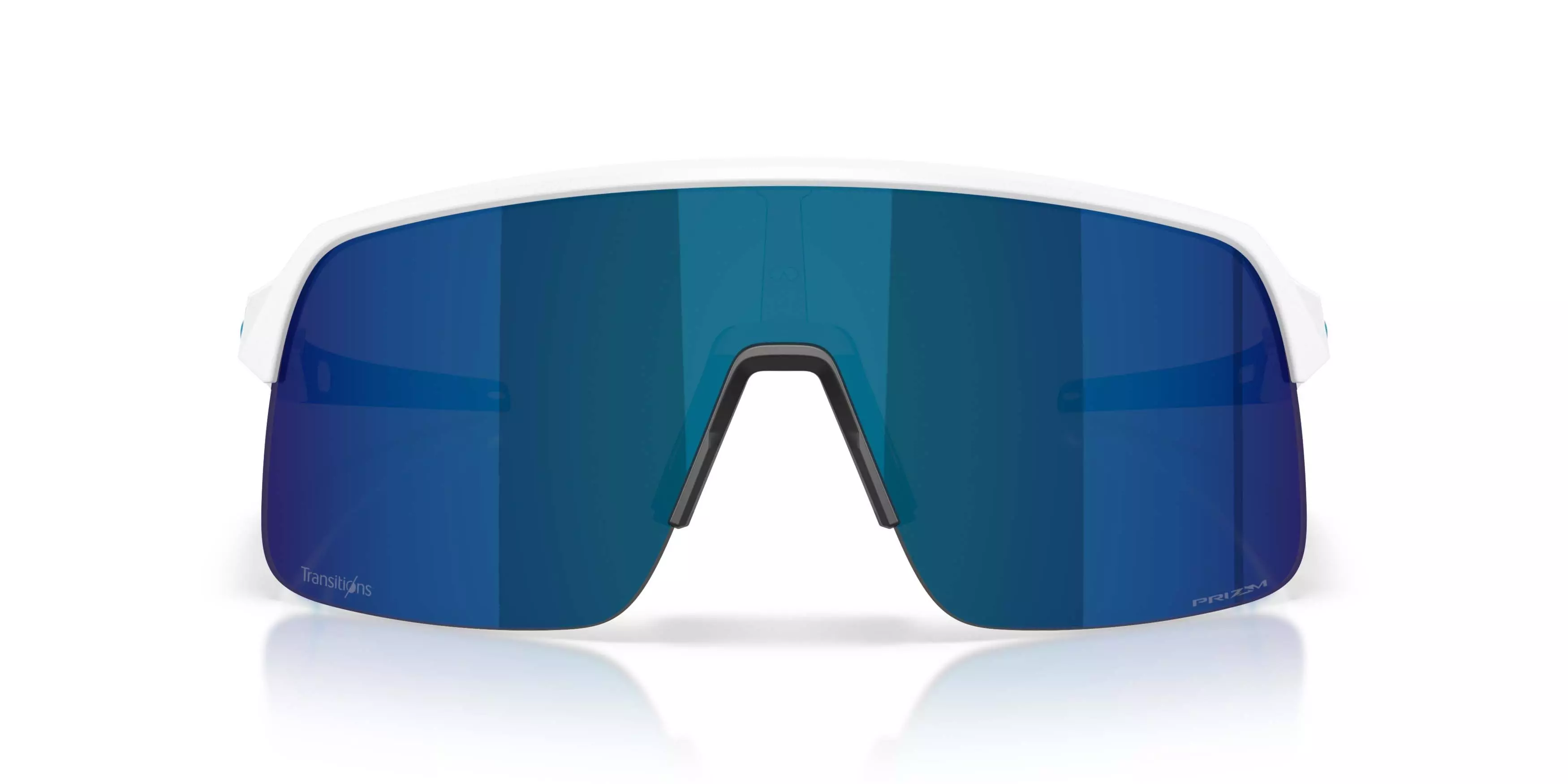 Oakley Sutro Lite Prizm Cobalt Transitions Sunglasses - Matte White - WHITE/BLUE
