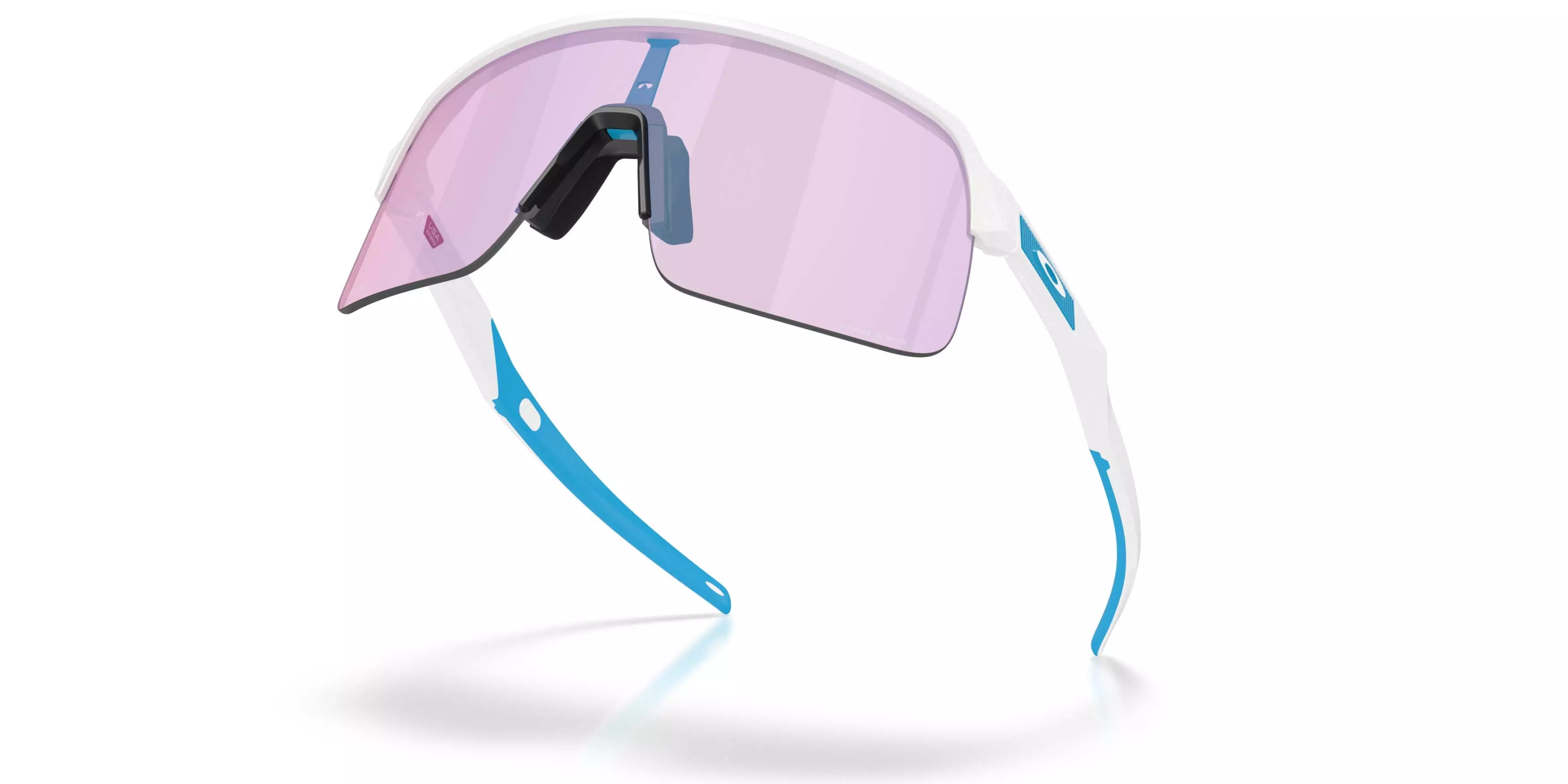 Oakley Sutro Lite Prizm Cobalt Transitions Sunglasses - Matte White - WHITE/BLUE