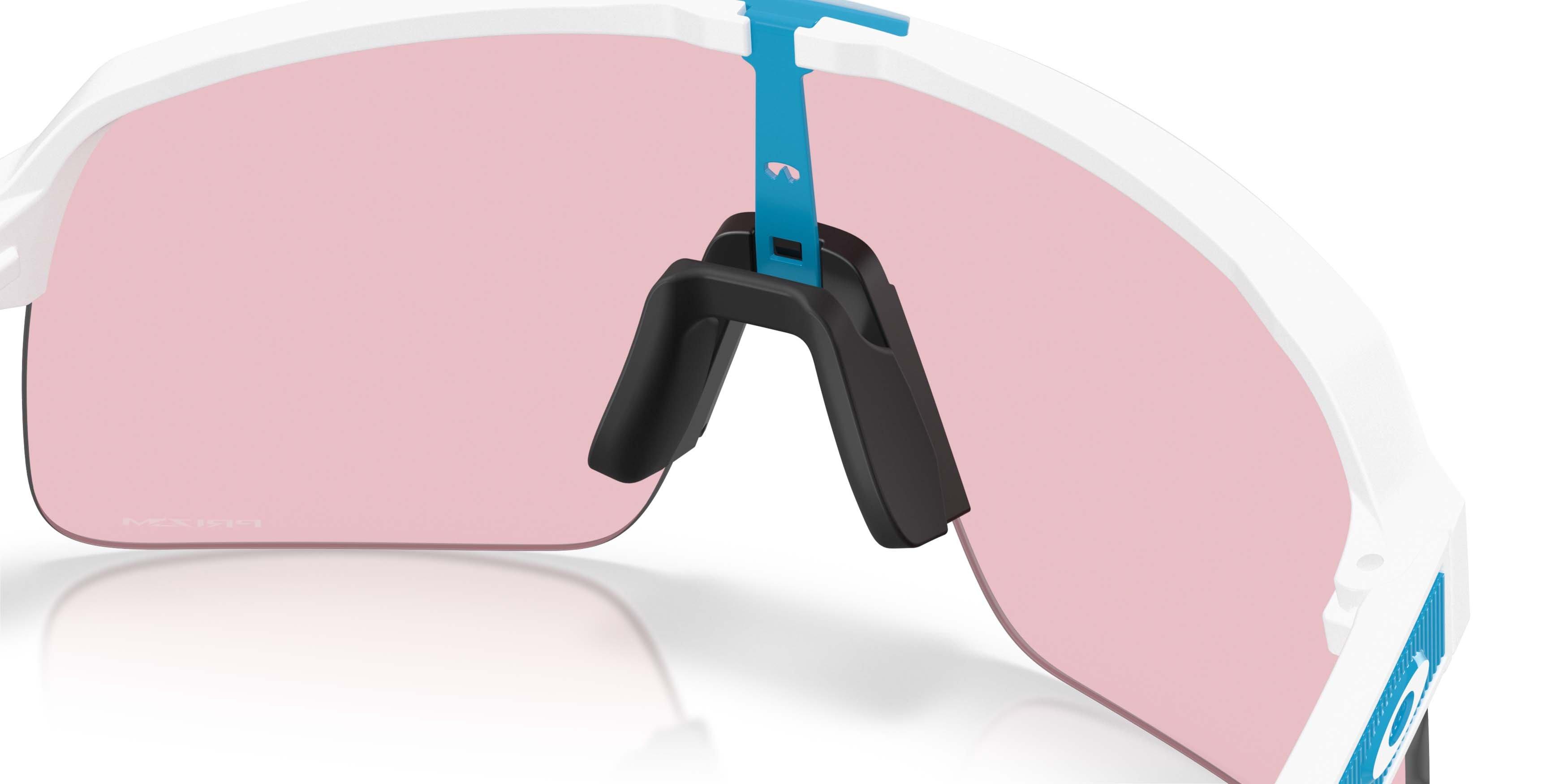 Oakley Sutro Lite Prizm Cobalt Transitions Sunglasses - Matte White - WHITE/BLUE