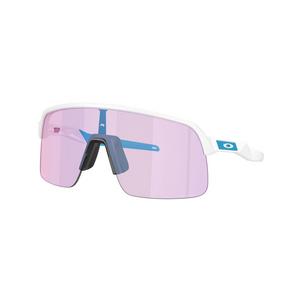 Oakley Sutro Lite Prizm Cobalt Transitions Sunglasses - Matte White - WHITE/BLUE