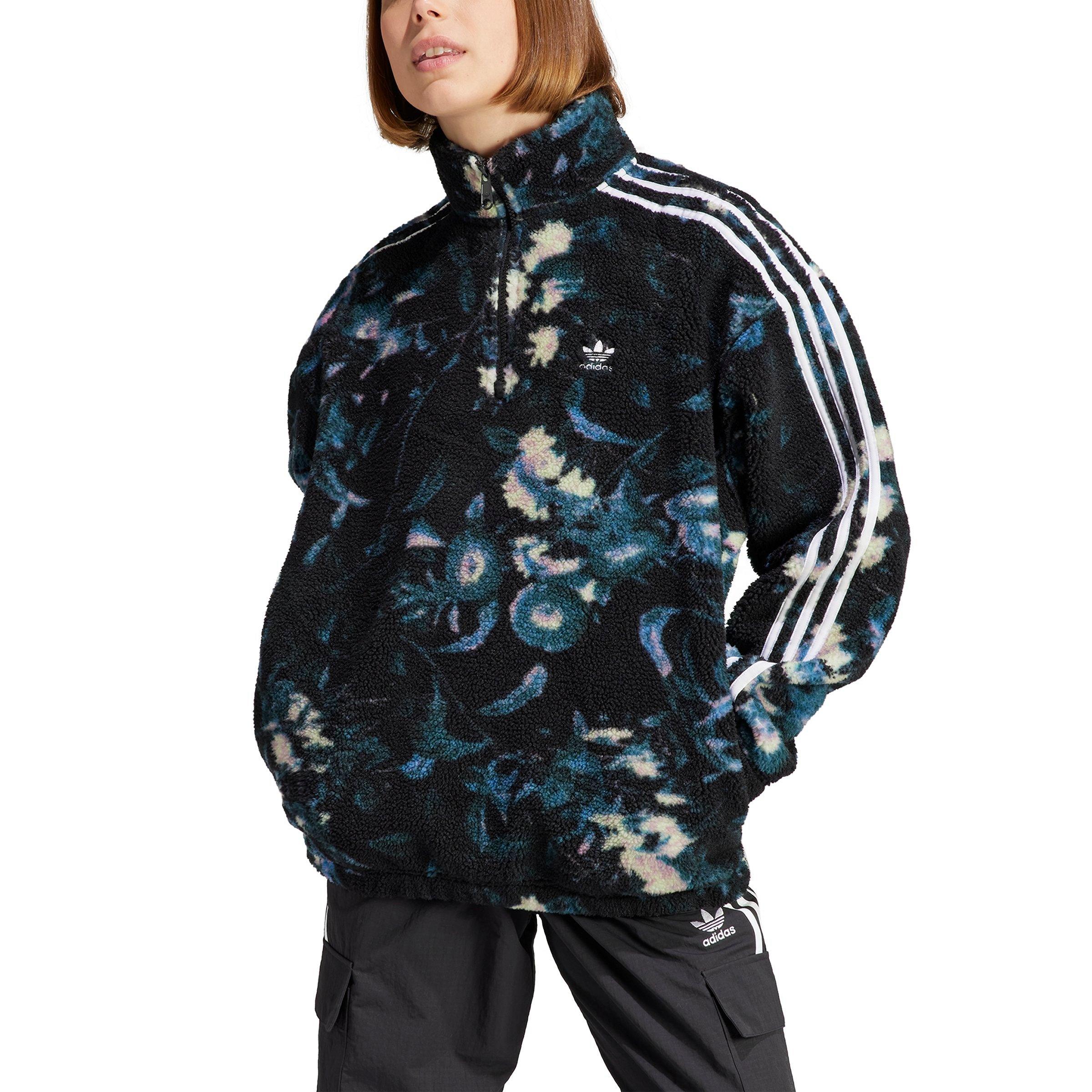 adidas Women's Originals All Over Flower Print Fleece 1/2