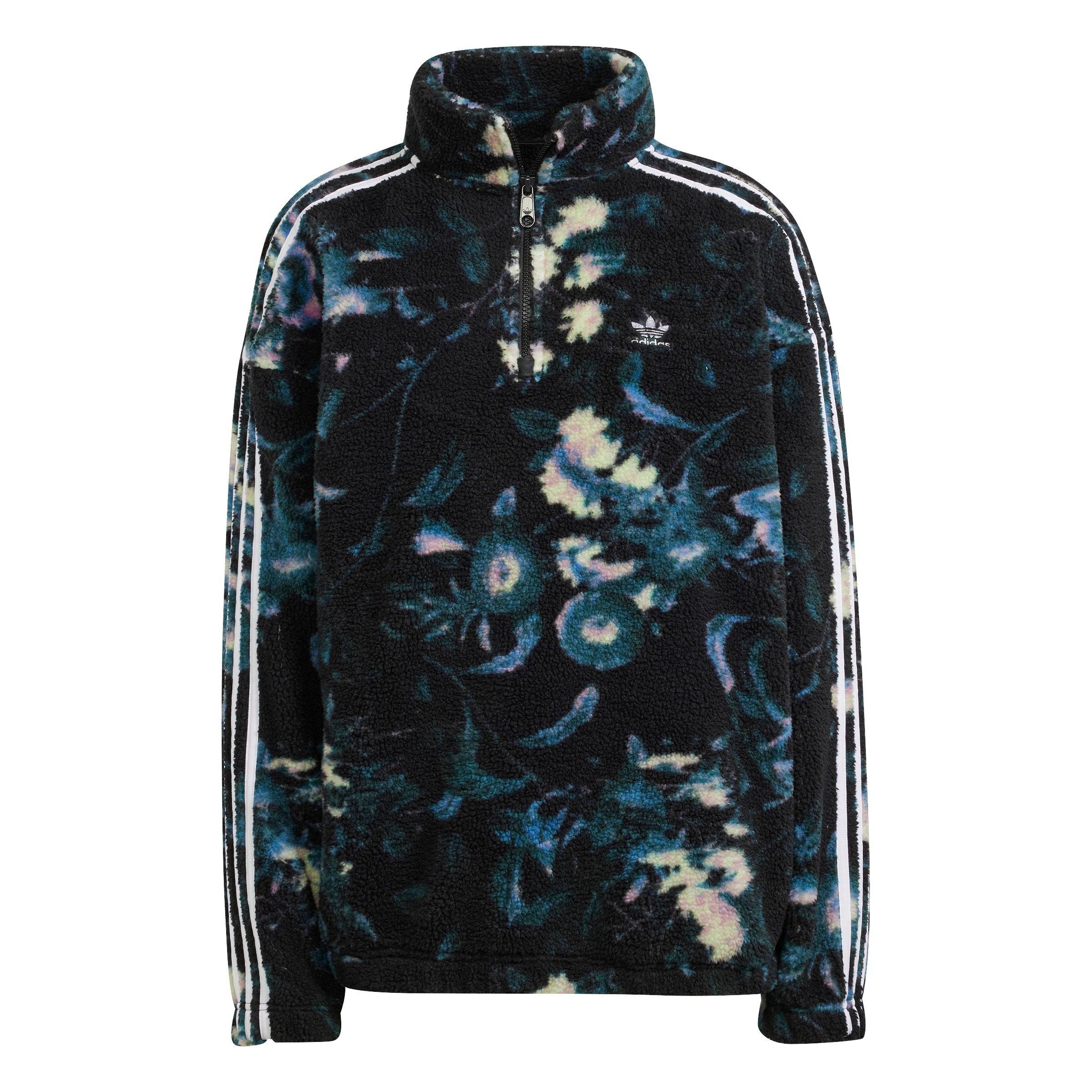 adidas Women's Originals All Over Flower Print Fleece 1/2