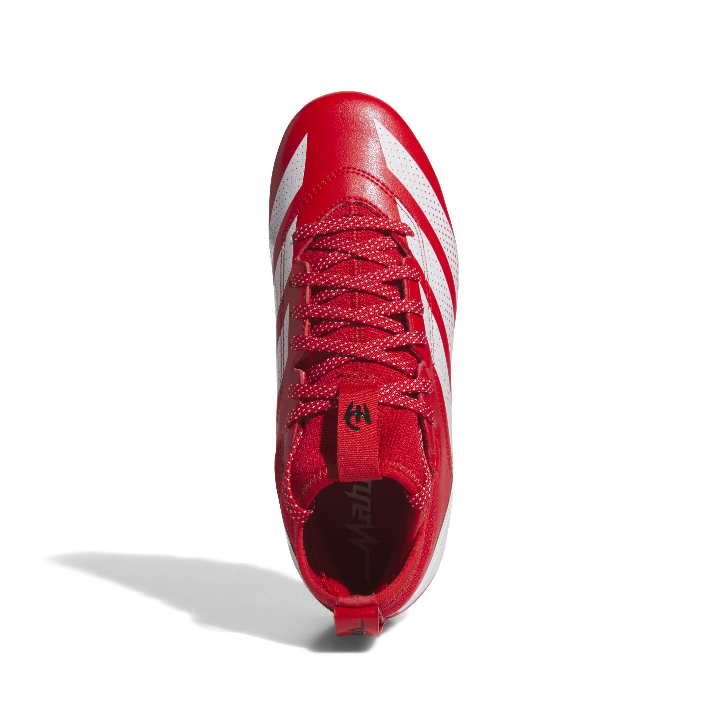 adidas Adizero Impact 2 Grade School Boys' "Team Colleg Red/Ftwr White" Football Cleat