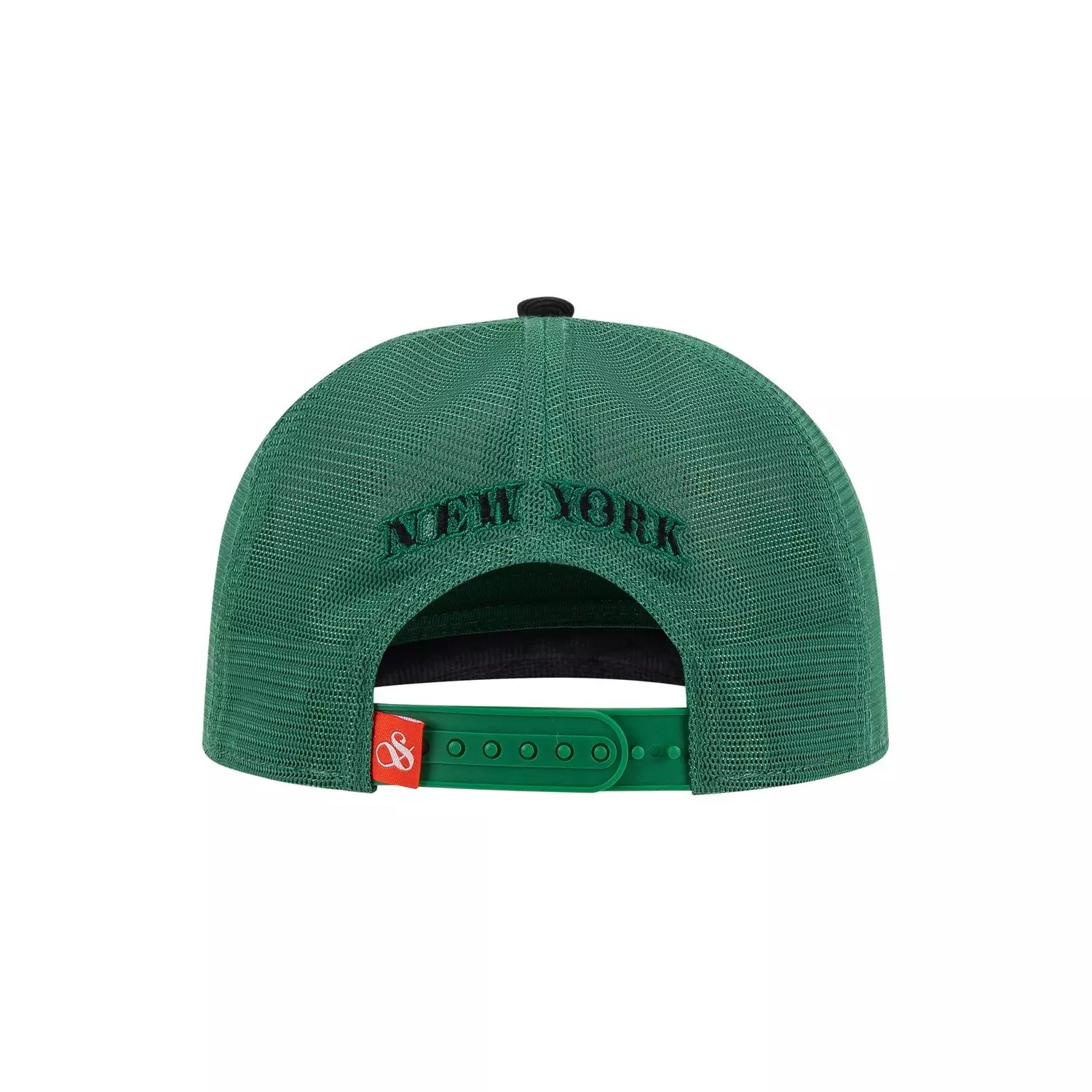 Scotch & Soda Breezy Adjustable Trucker Hat -Black/Green - BLACK/GREEN