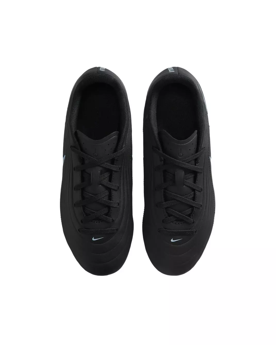 Nike Jr. Tiempo Maestro Club MG Low-Top "Black/Ice Blue" Grade School Kids' Soccer Cleat - BLACK/BLUE