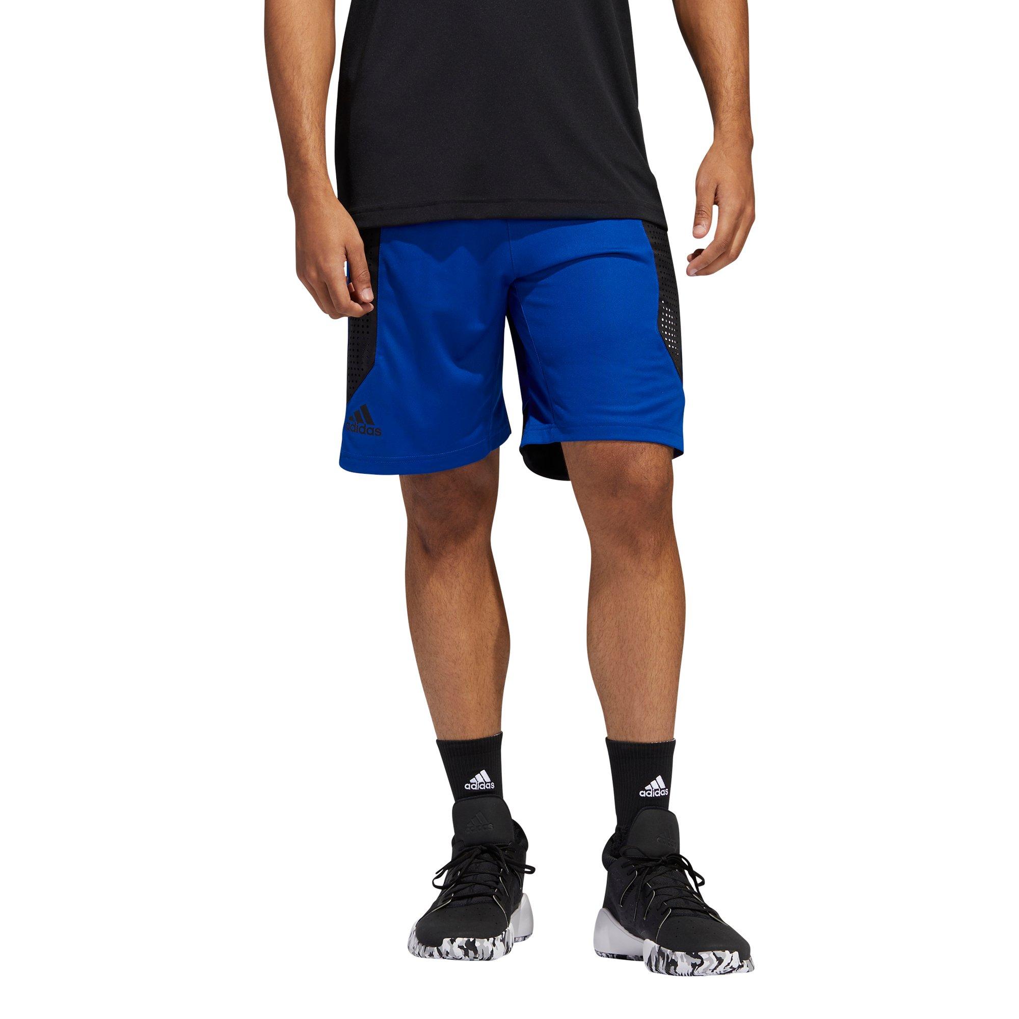 adidas blue basketball shorts