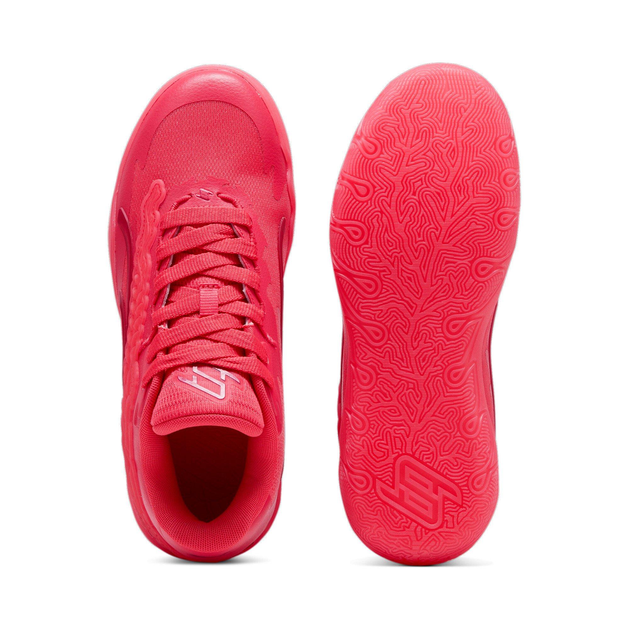 PUMA Stewie 3 "Tart Cherry/Magenta Gleam" Women's Basketball Shoe - CHERRY/MAGENTA Thumbnail View 4