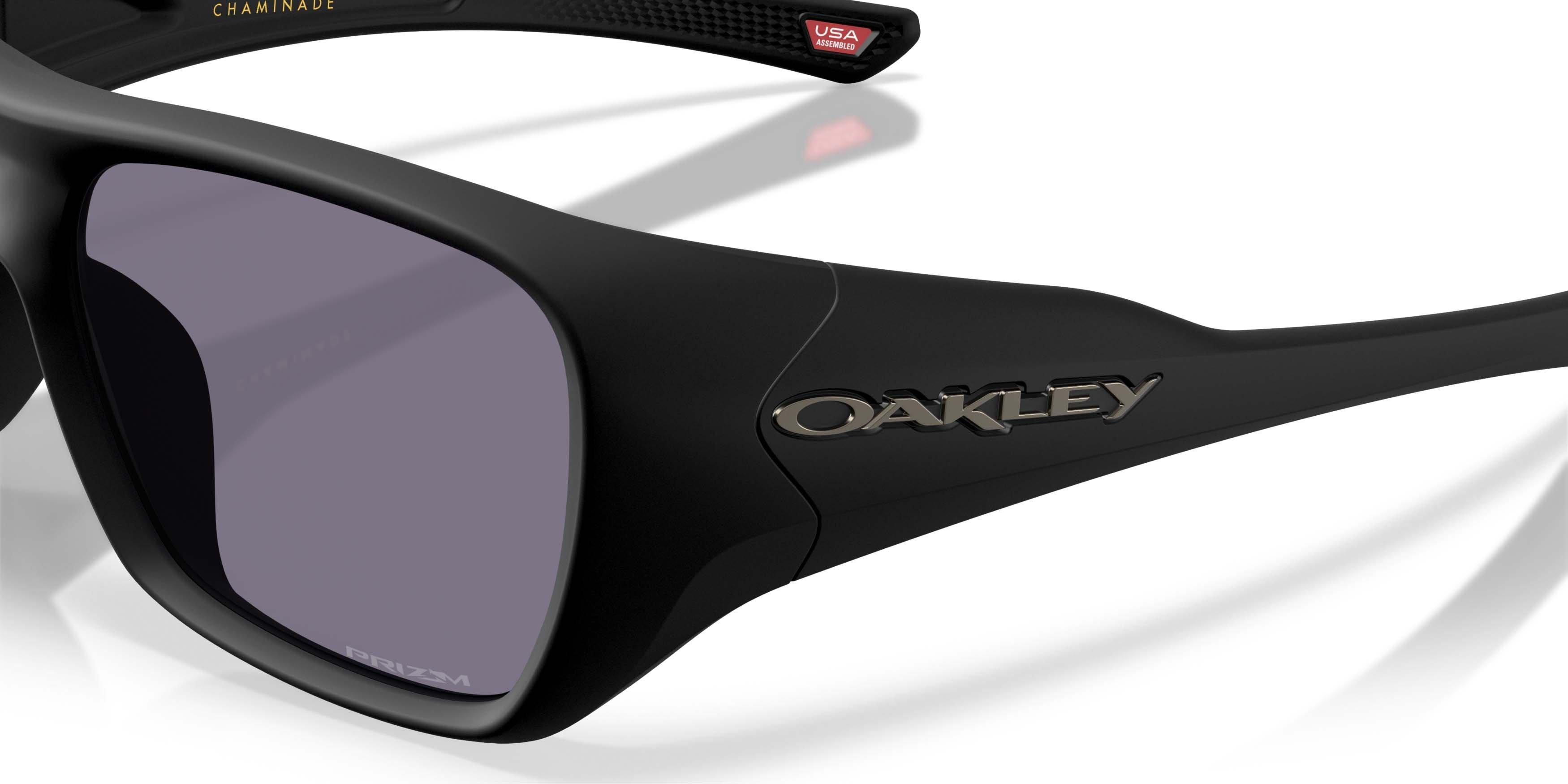 Oakley Chaminade Prizm Grey Sunglasses - Black Suede - BLACK