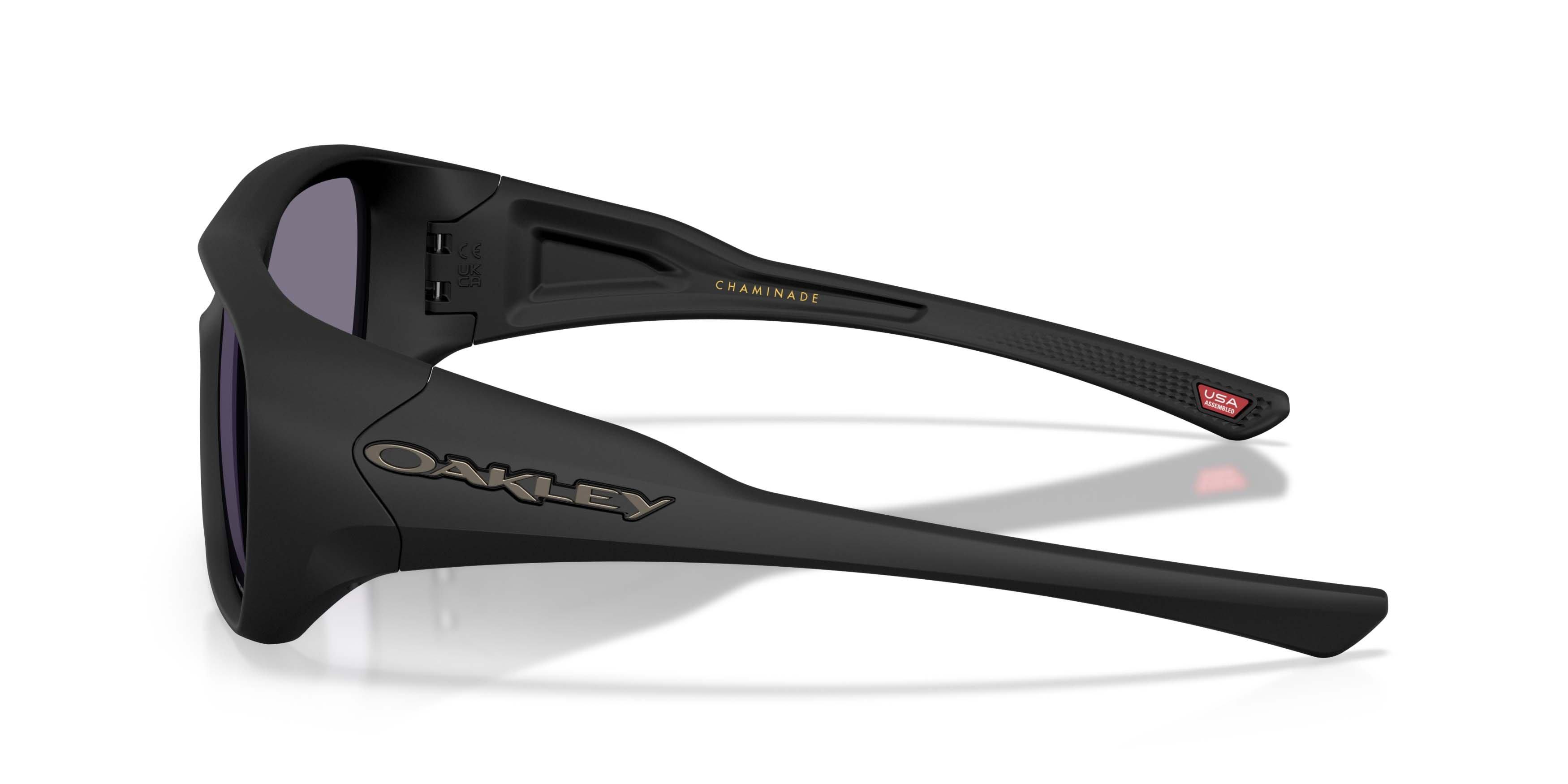 Oakley Chaminade Prizm Grey Sunglasses - Black Suede - BLACK