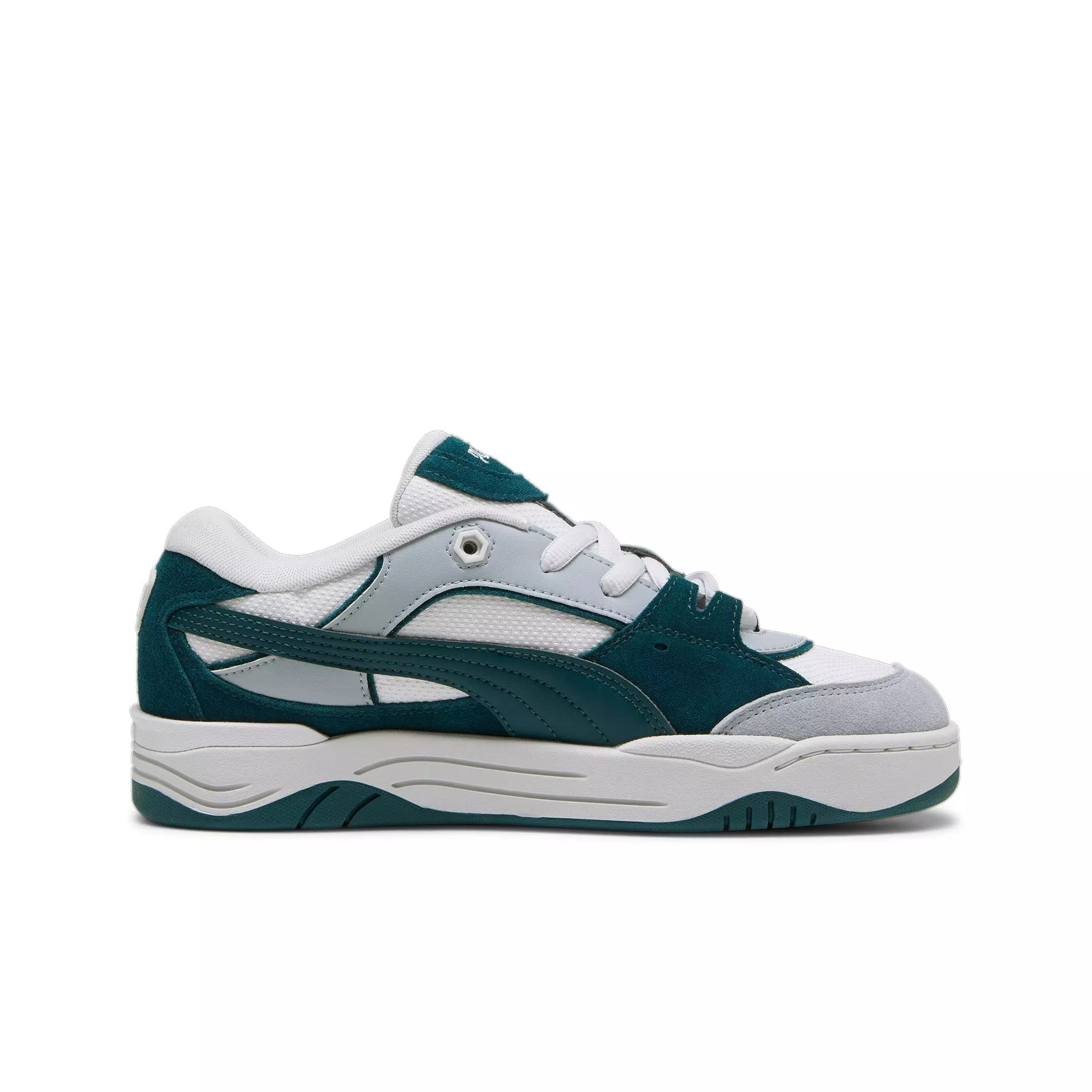 PUMA-180 "Feather Grey/Dark Myrtle" Women's Shoe - GREY/DK MYRTLE
