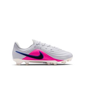 Nike Tiempo Maestro Academy "White/Racer Blue/Pink Blast/Black" Grade School Kids' Soccer Cleat