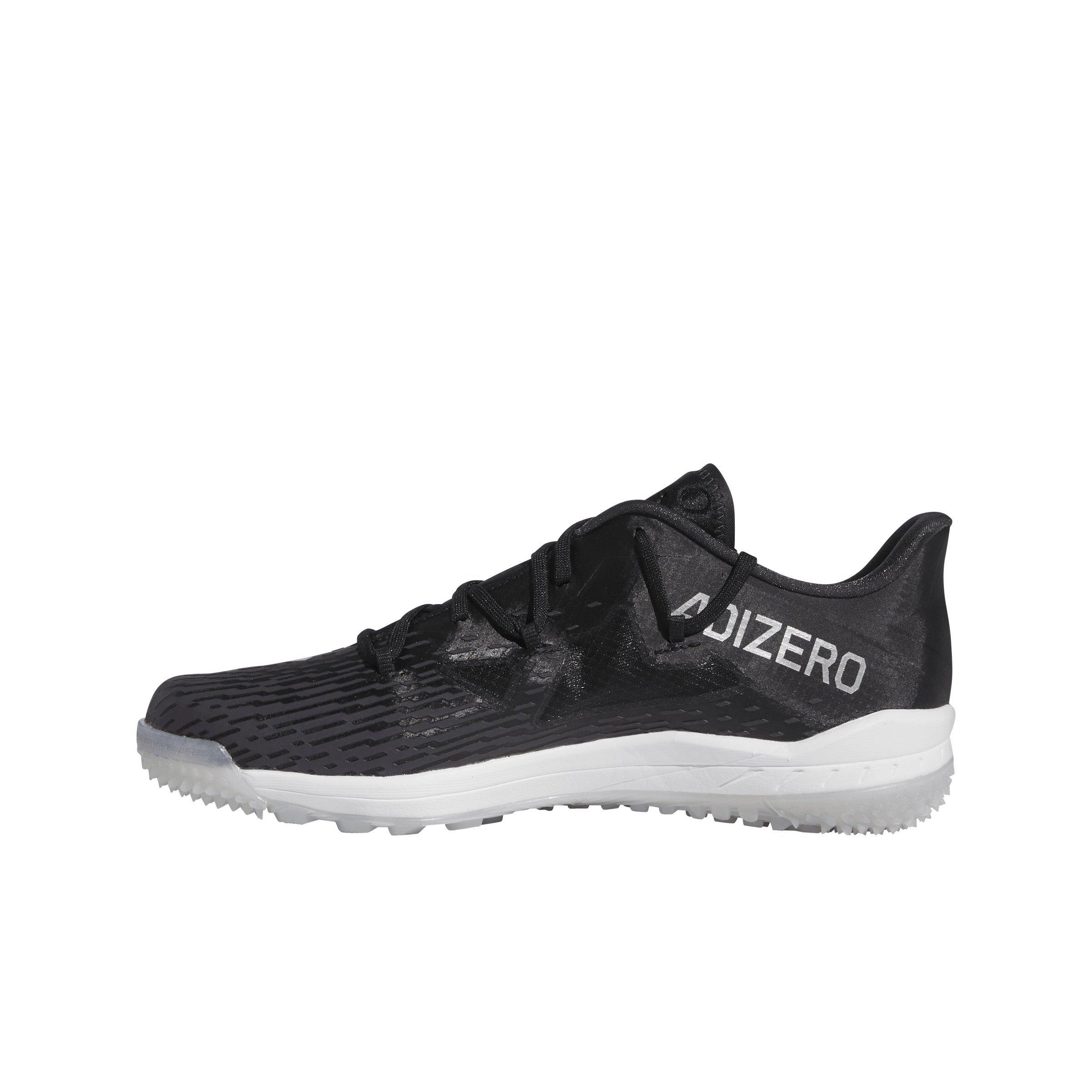 adidas adizero Afterburner 9 Turf "Core Black/Silver Metallic/Carbon" Men's Baseball Shoe - BLACK/SILVER/CARBON Thumbnail View 2