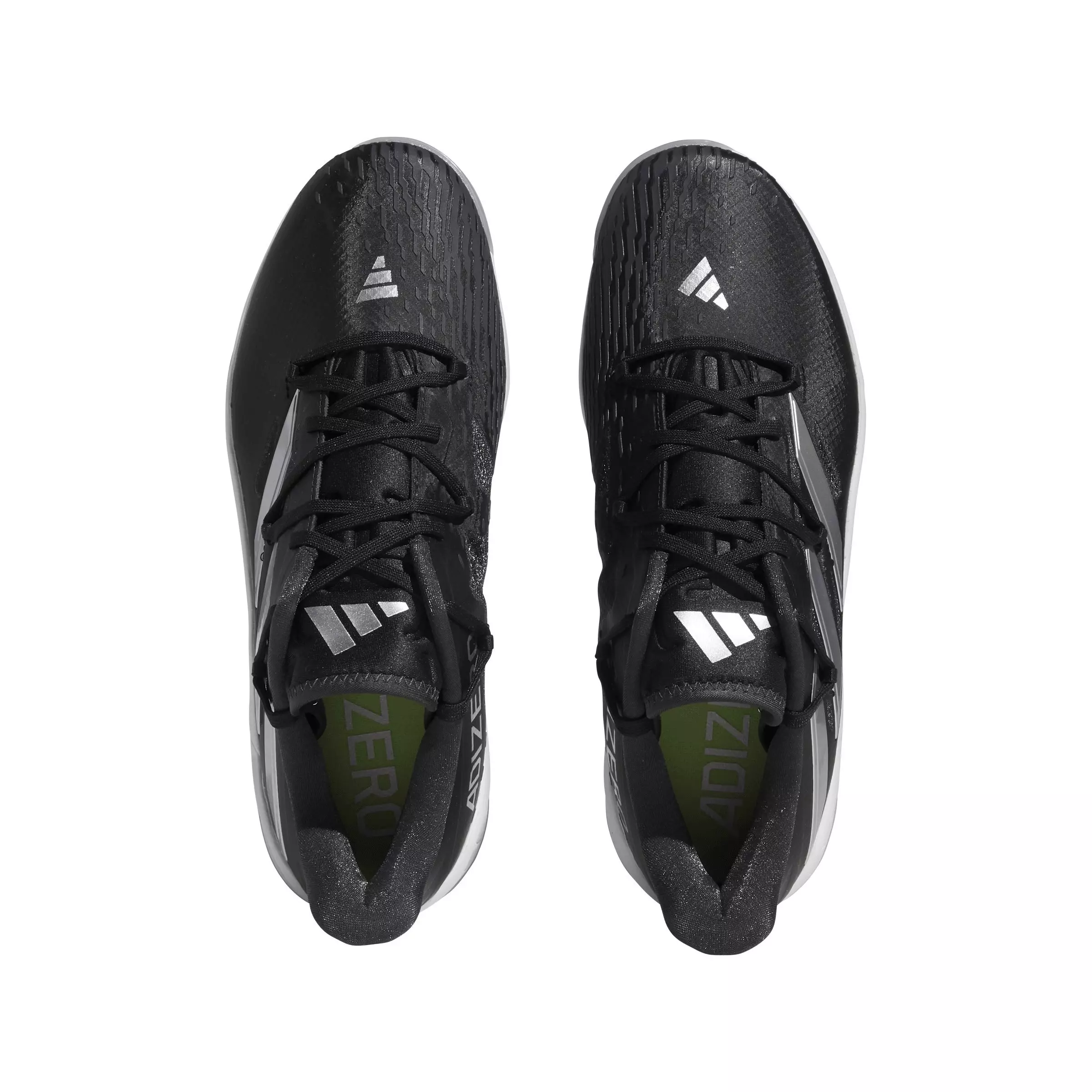 adidas adizero Afterburner 9 Turf "Core Black/Silver Metallic/Carbon" Men's Baseball Shoe - BLACK/SILVER/CARBON