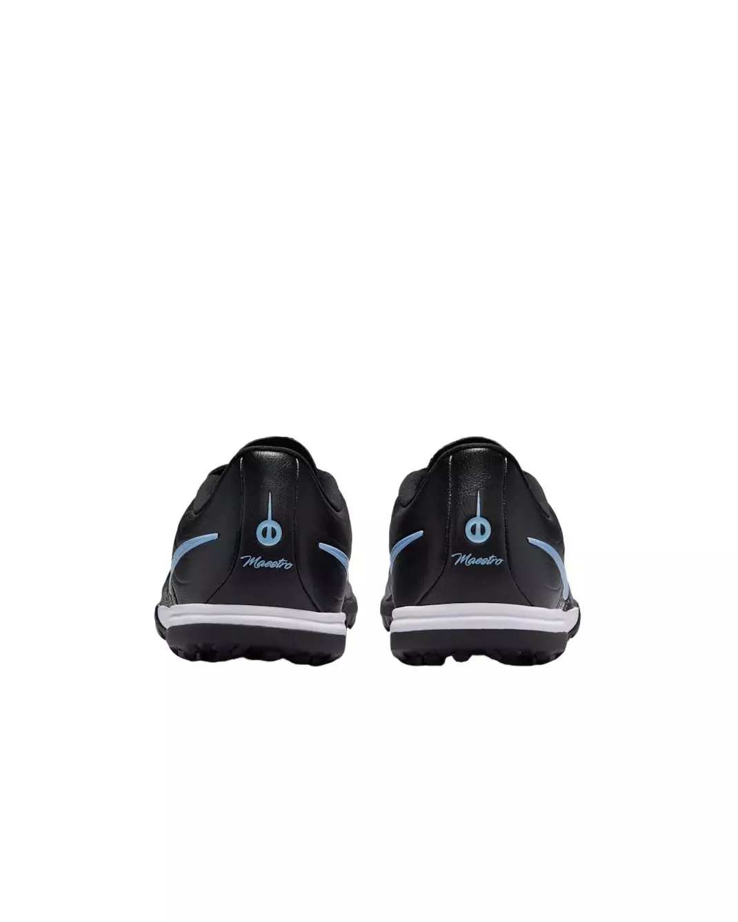 Nike Jr. Tiempo Maestro Academy Turf Low-Top "Black/Ice Blue" Grade School Kids' Soccer Cleat - BLACK/BLUE