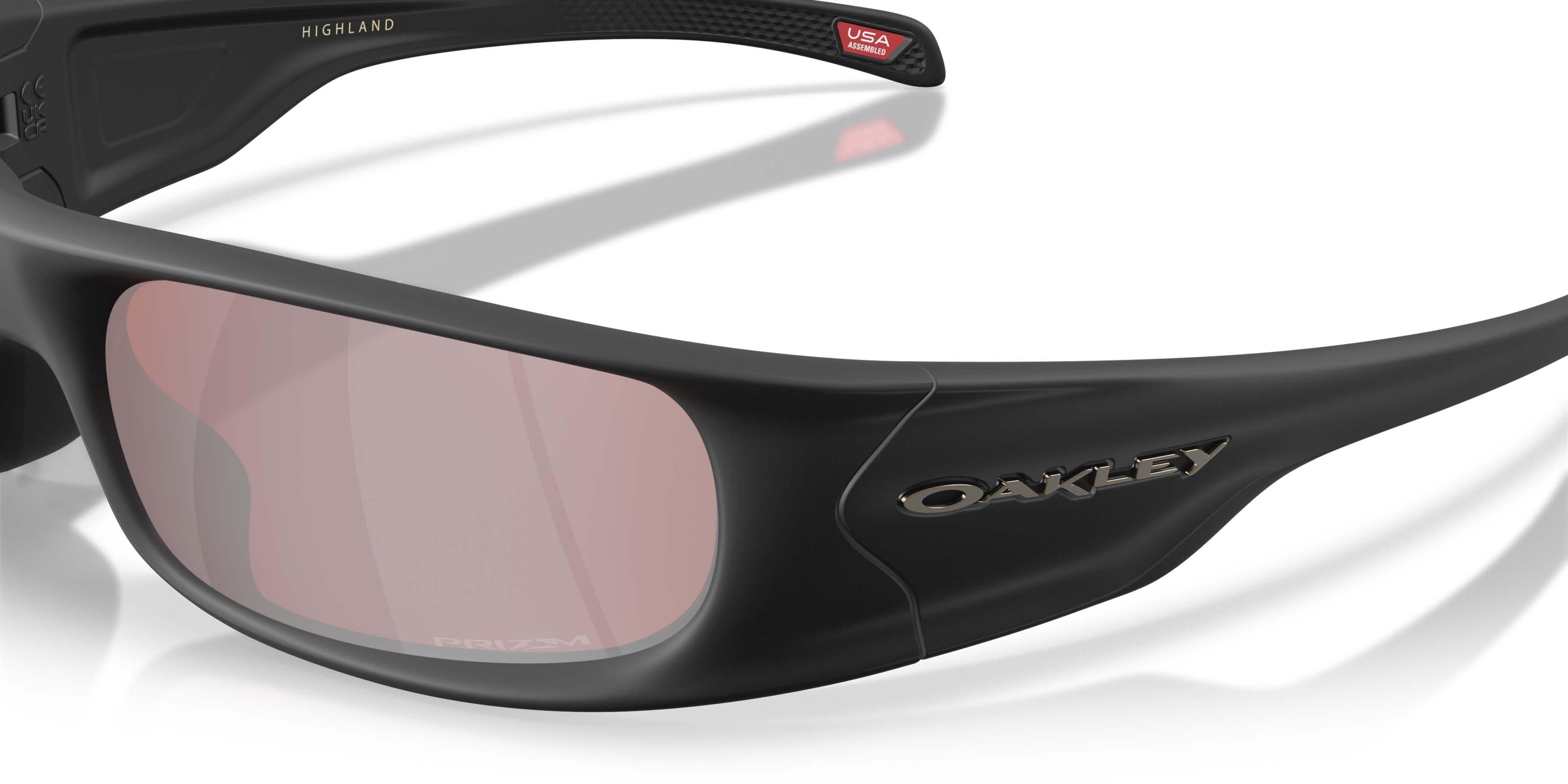 Oakley Highland Prizm Snow Black Iridium Sunglasses - Black Suede - BLACK