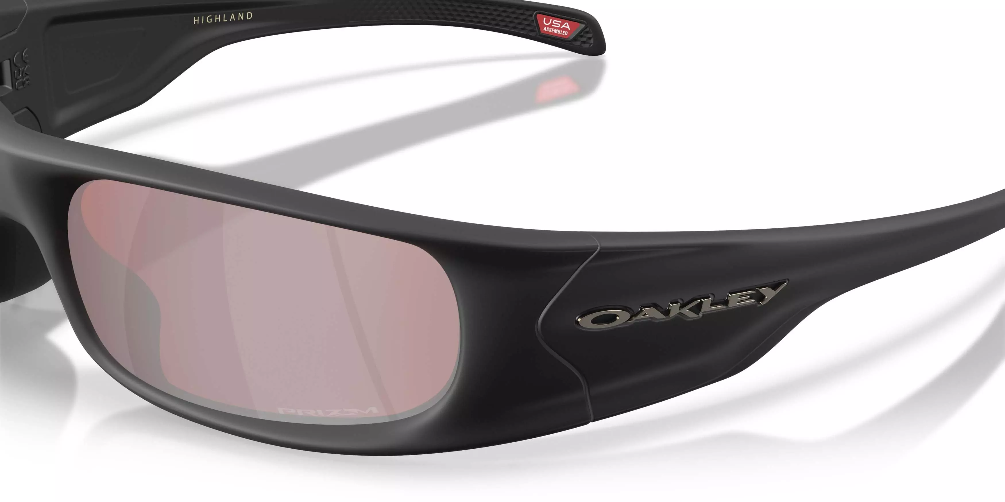 Oakley Highland Prizm Snow Black Iridium Sunglasses - Black Suede - BLACK