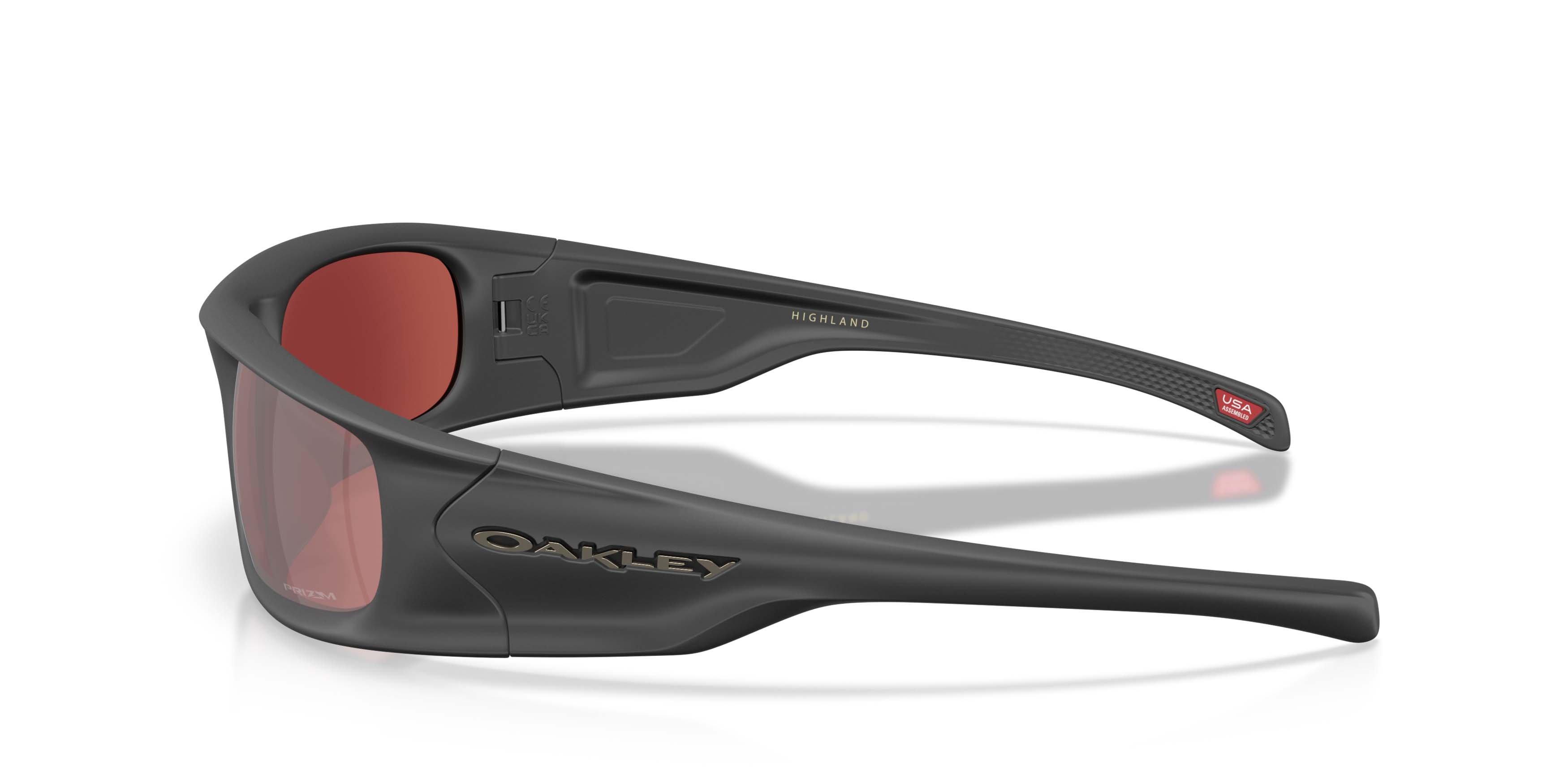 Oakley Highland Prizm Snow Black Iridium Sunglasses - Black Suede - BLACK