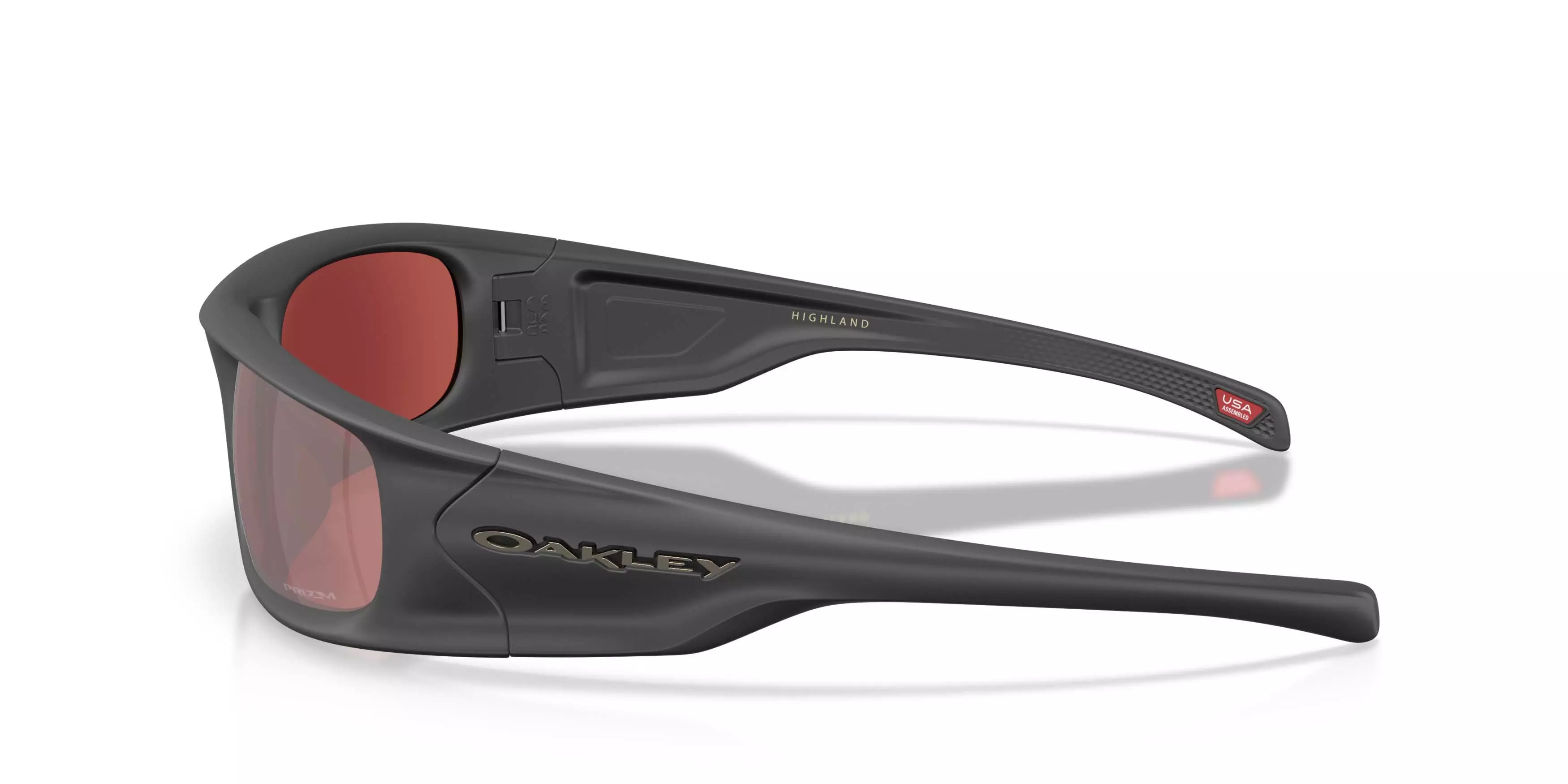 Oakley Highland Prizm Snow Black Iridium Sunglasses - Black Suede - BLACK