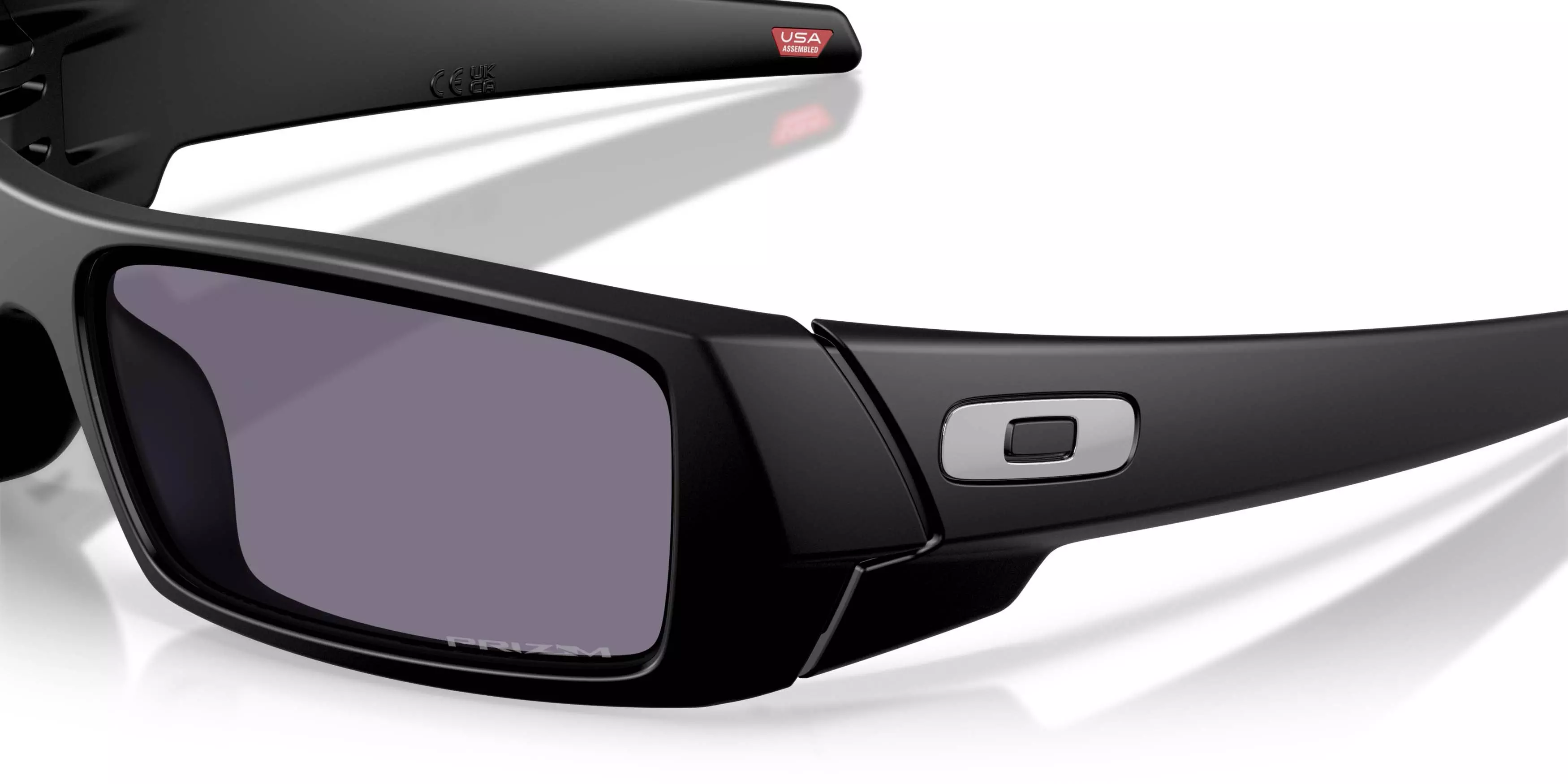 Oakley Gascan Prizm Grey Sunglasses - Matte Black - BLACK/GREY
