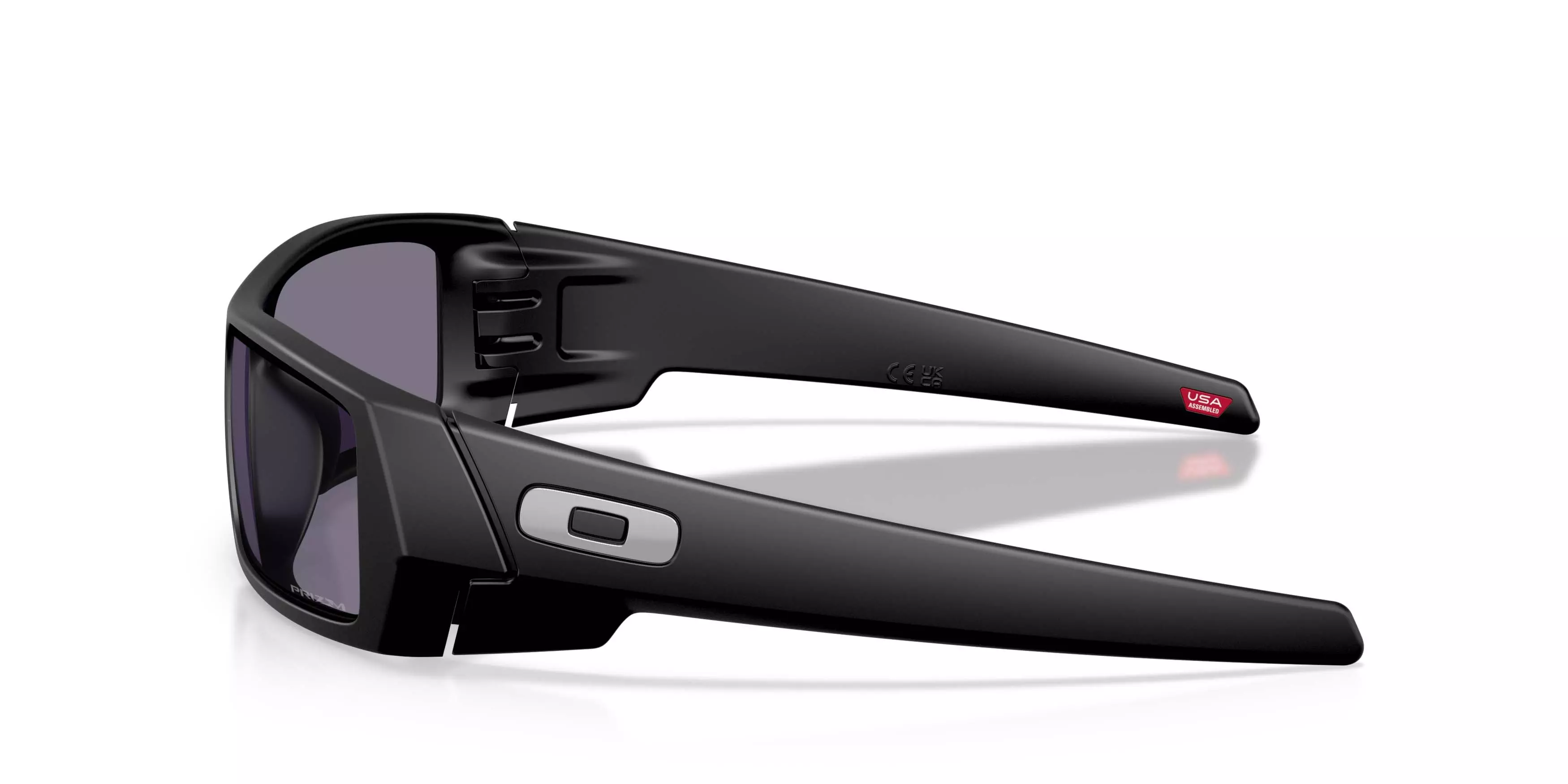 Oakley Gascan Prizm Grey Sunglasses - Matte Black - BLACK/GREY