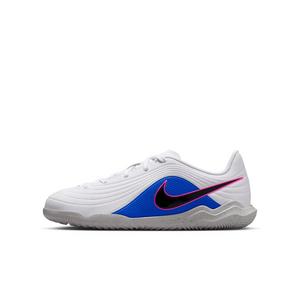 Nike Tiempo Maestro Club "White/Racer Blue/Pink Blast/Black" Grade School Kids' Soccer Cleat