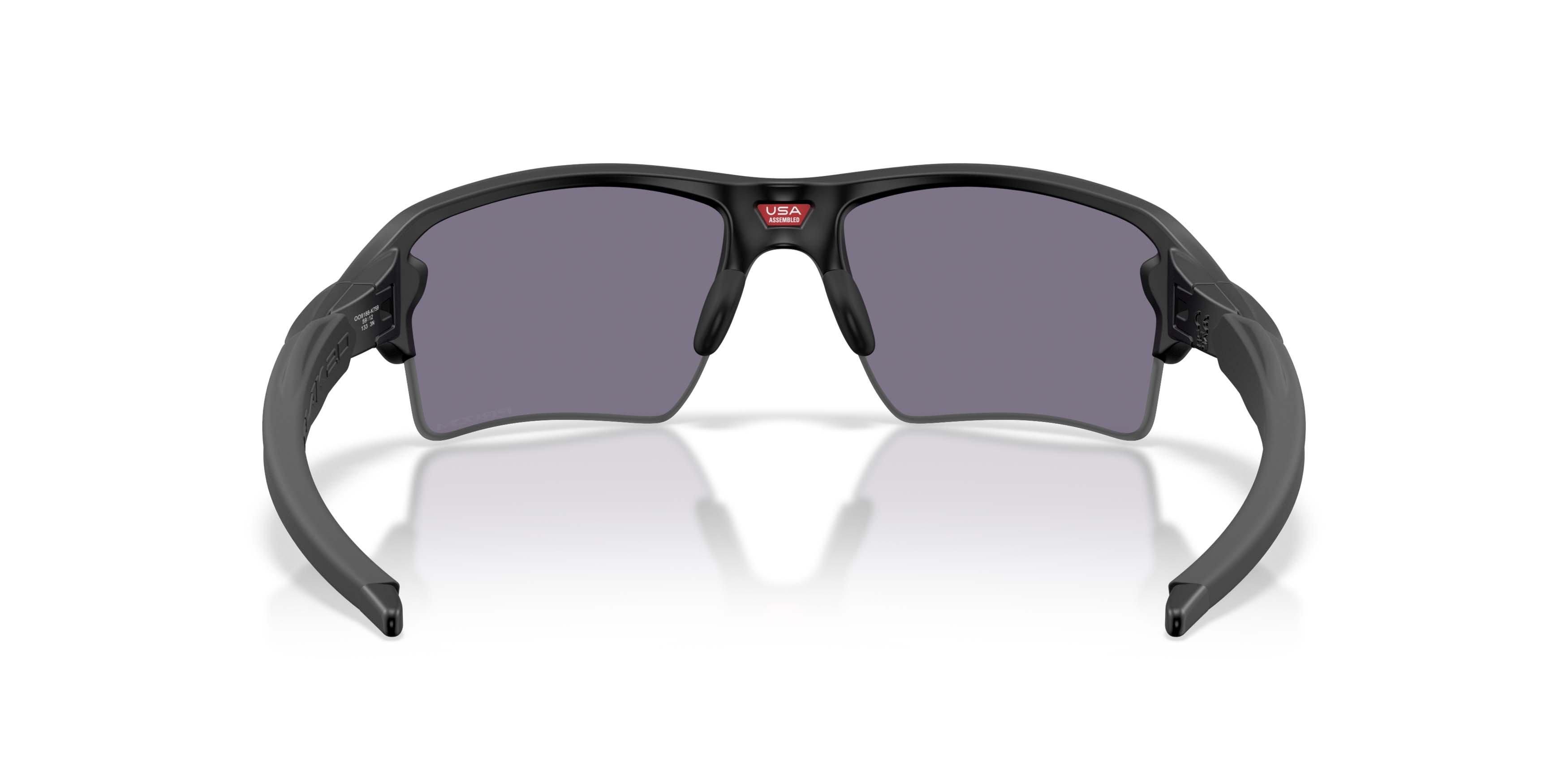 Oakley Flak 2.0 XL Prizm Grey Sunglasses - Matte Black - BLACK/GREY