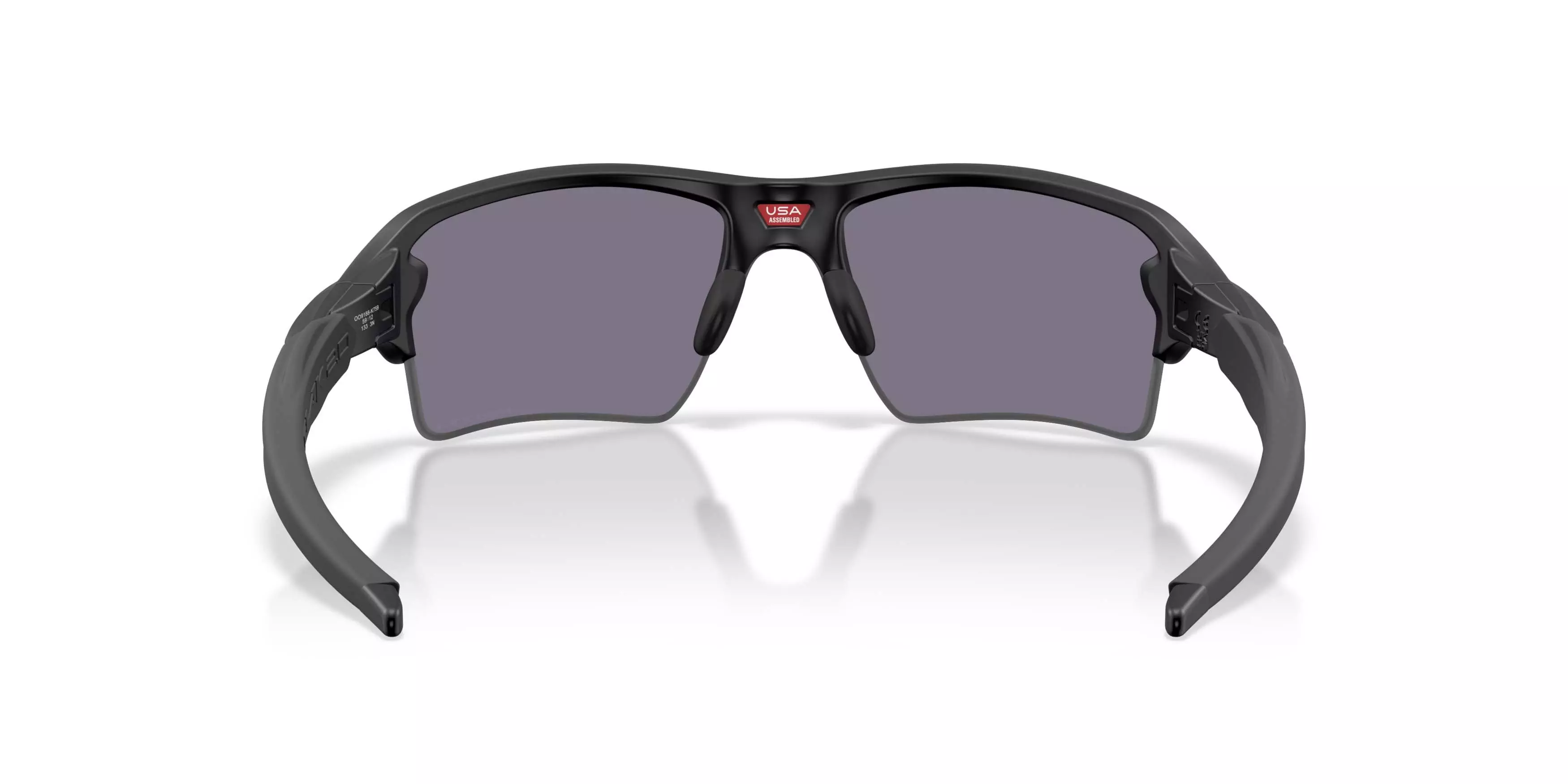 Oakley Flak 2.0 XL Prizm Grey Sunglasses - Matte Black - BLACK/GREY