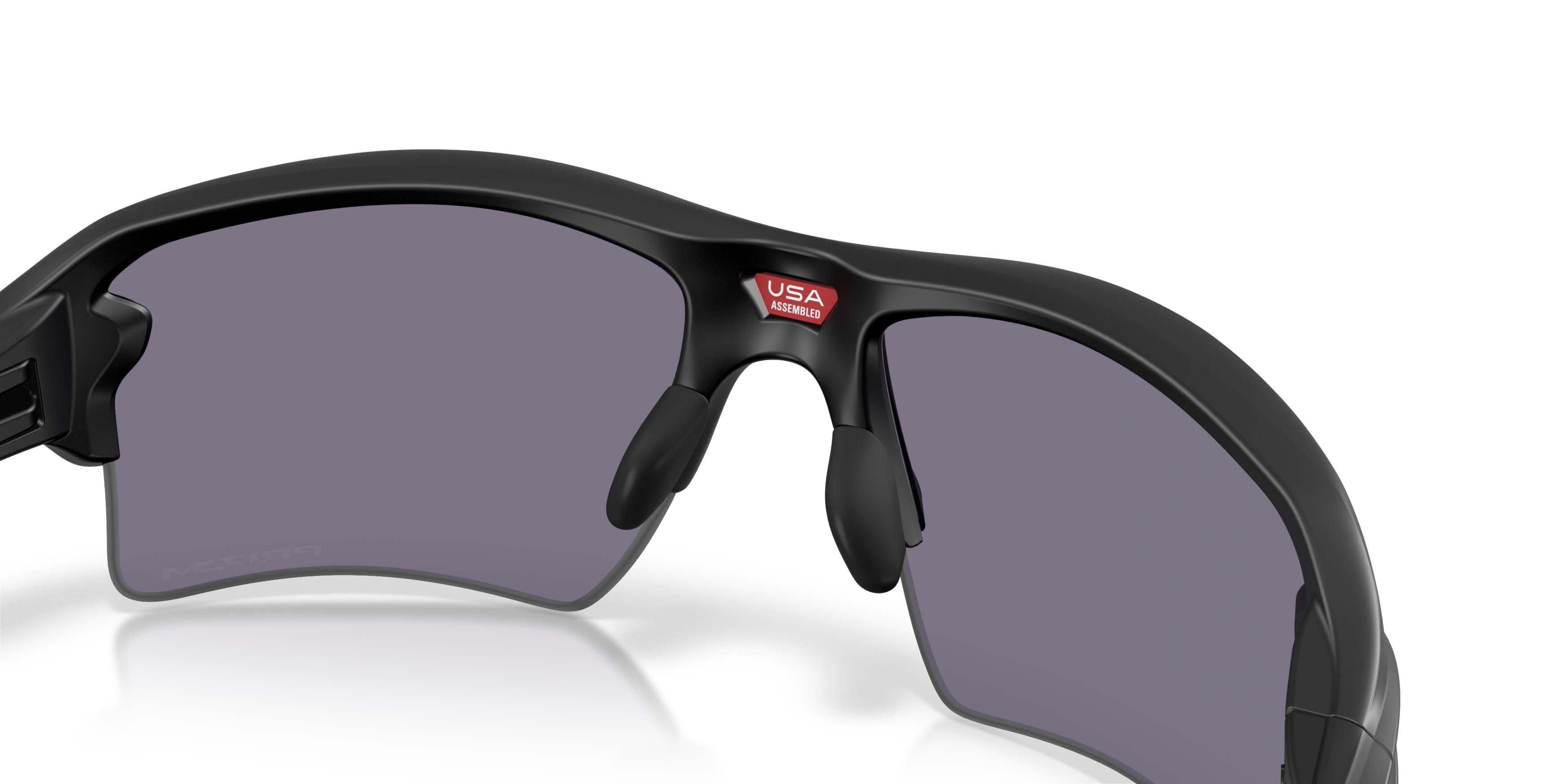 Oakley Flak 2.0 XL Prizm Grey Sunglasses - Matte Black - BLACK/GREY