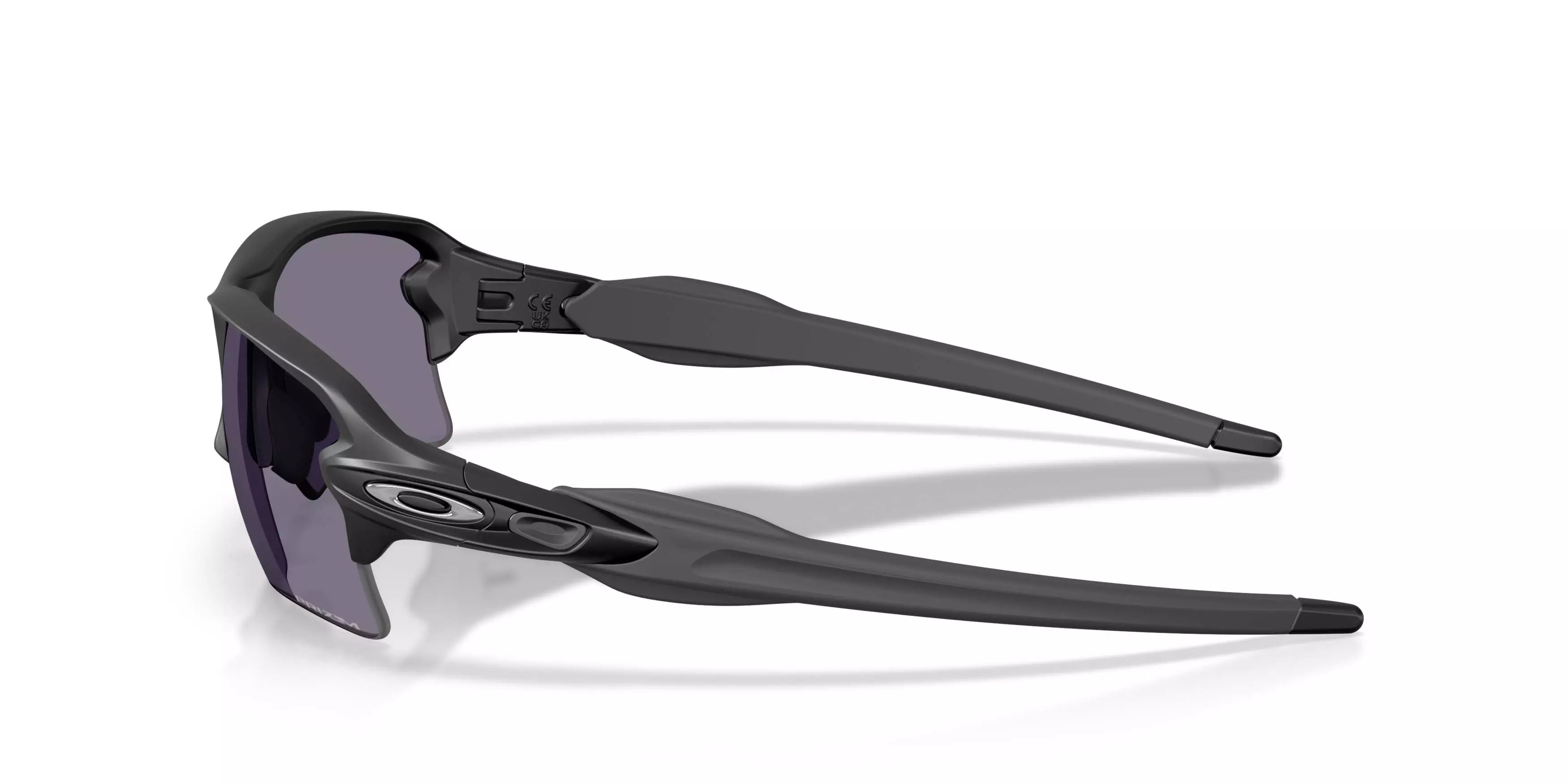 Oakley Flak 2.0 XL Prizm Grey Sunglasses - Matte Black - BLACK/GREY