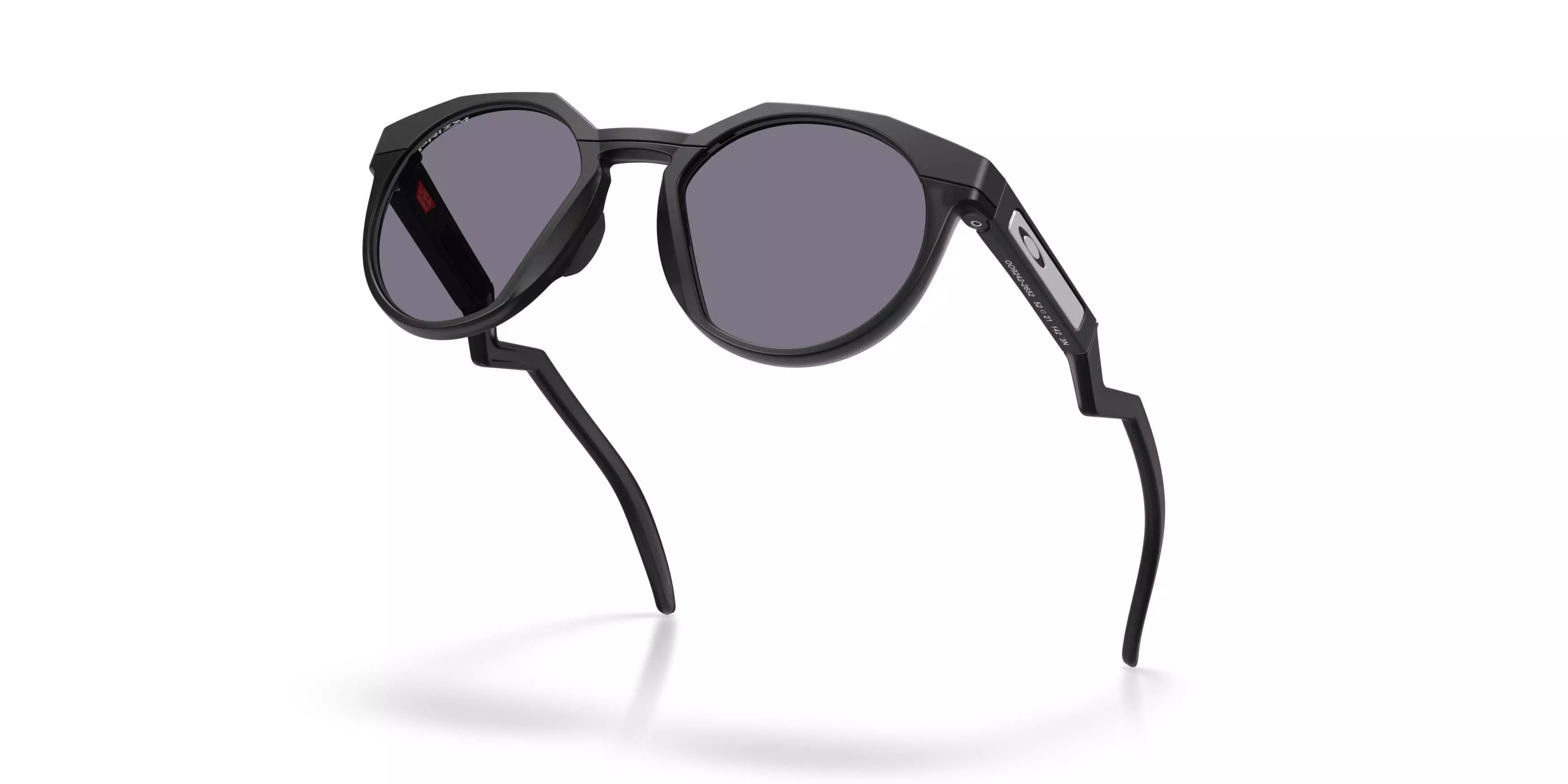 Oakley HSTN Prizm Grey Sunglasses - Matte Black - BLACK/GREY