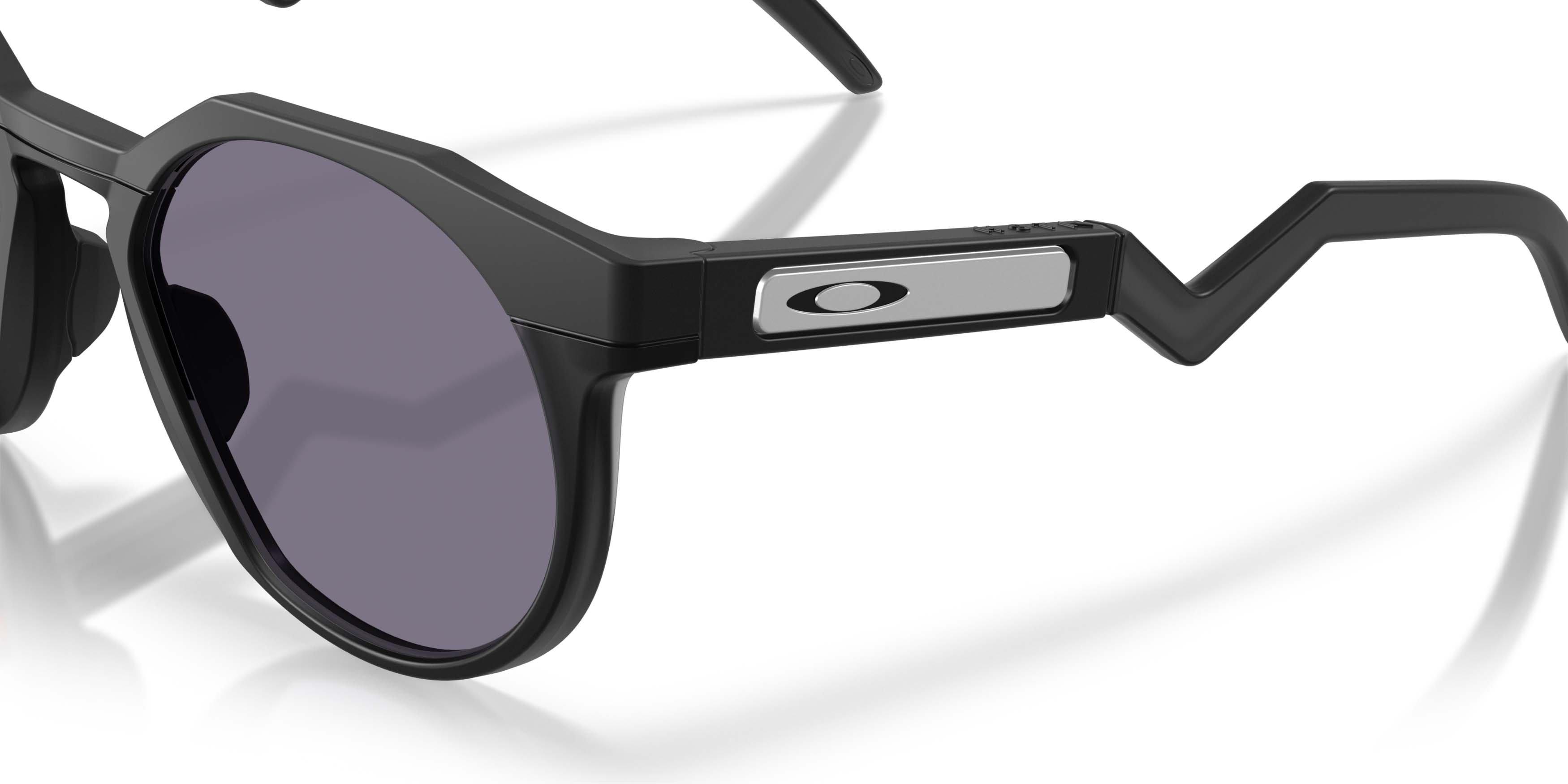 Oakley HSTN Prizm Grey Sunglasses - Matte Black - BLACK/GREY
